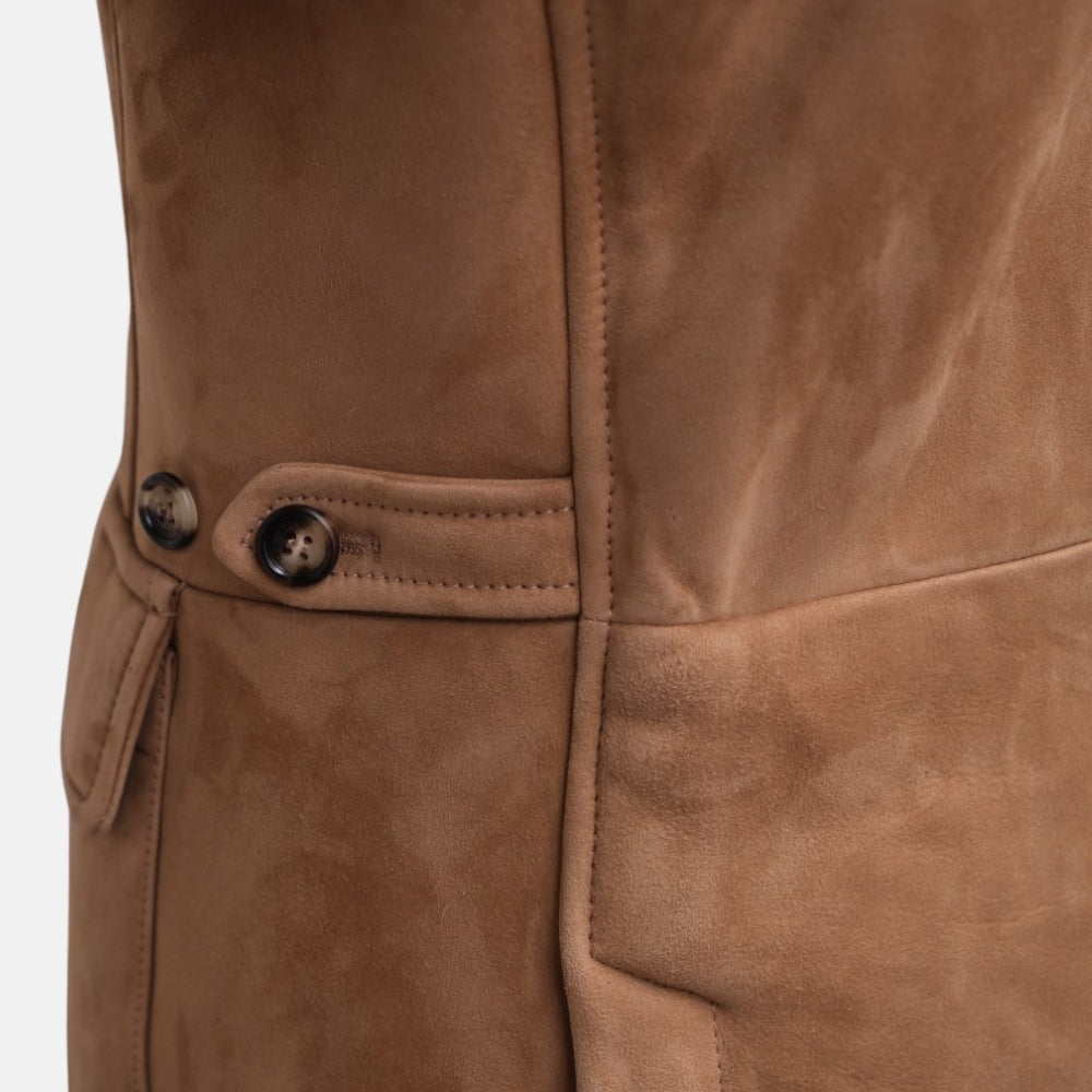 Brown Traveller Shearling Field Jacket (M)