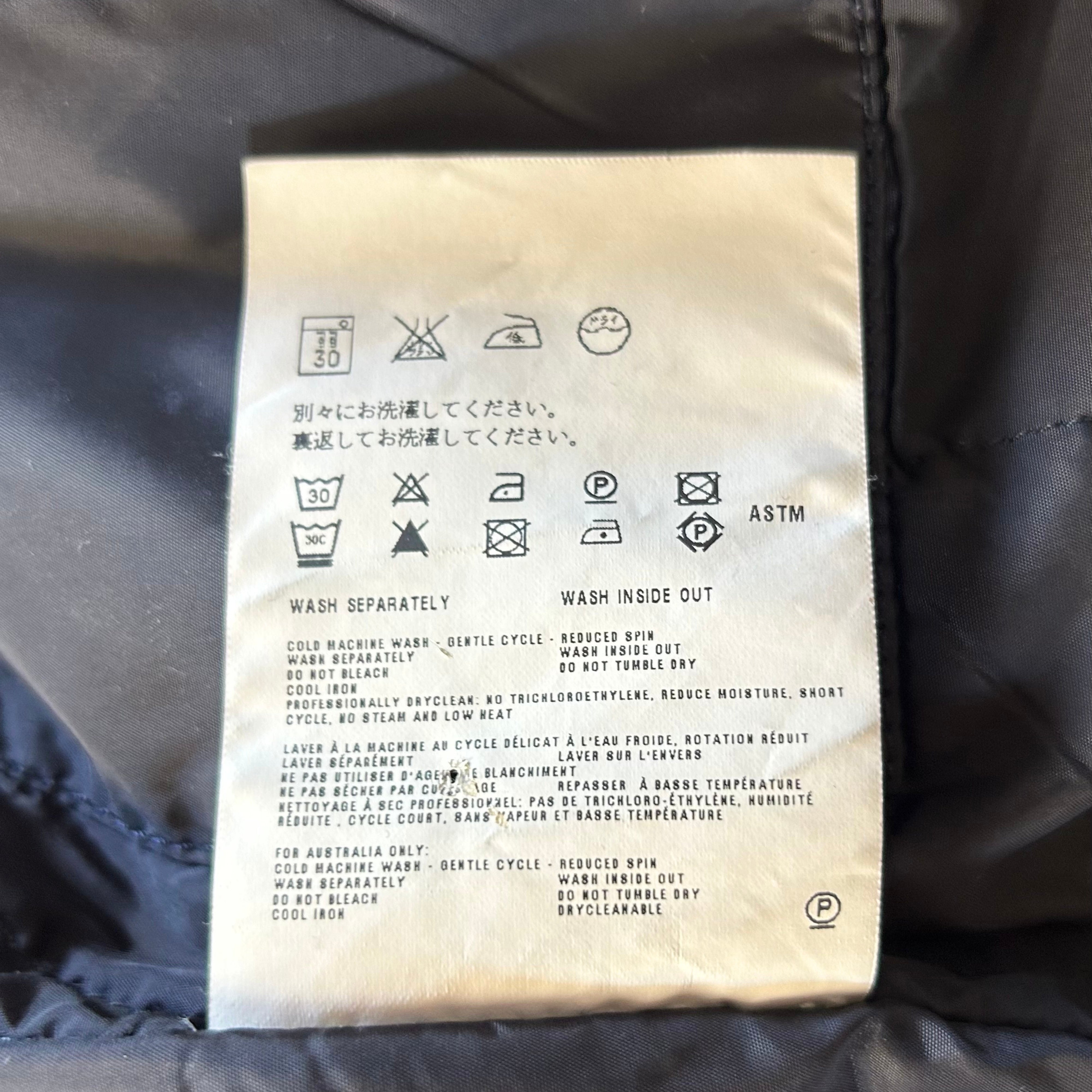 Navy Denim Jacket with Integrated Vest (EU 50)