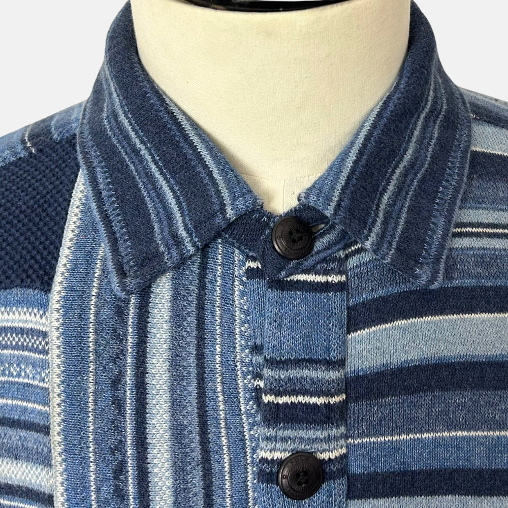 Indigo Overshirt made of Cotton/Linen