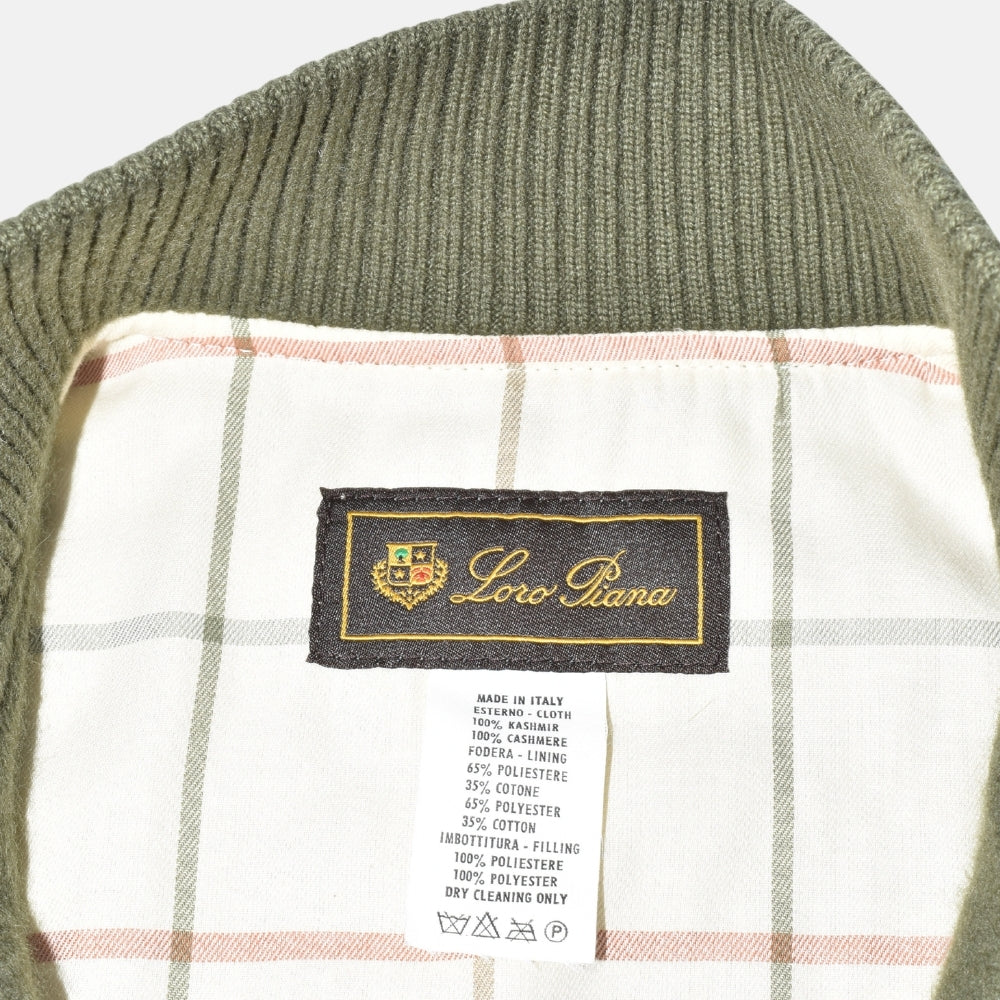 Olive Cashmere Vest (M)