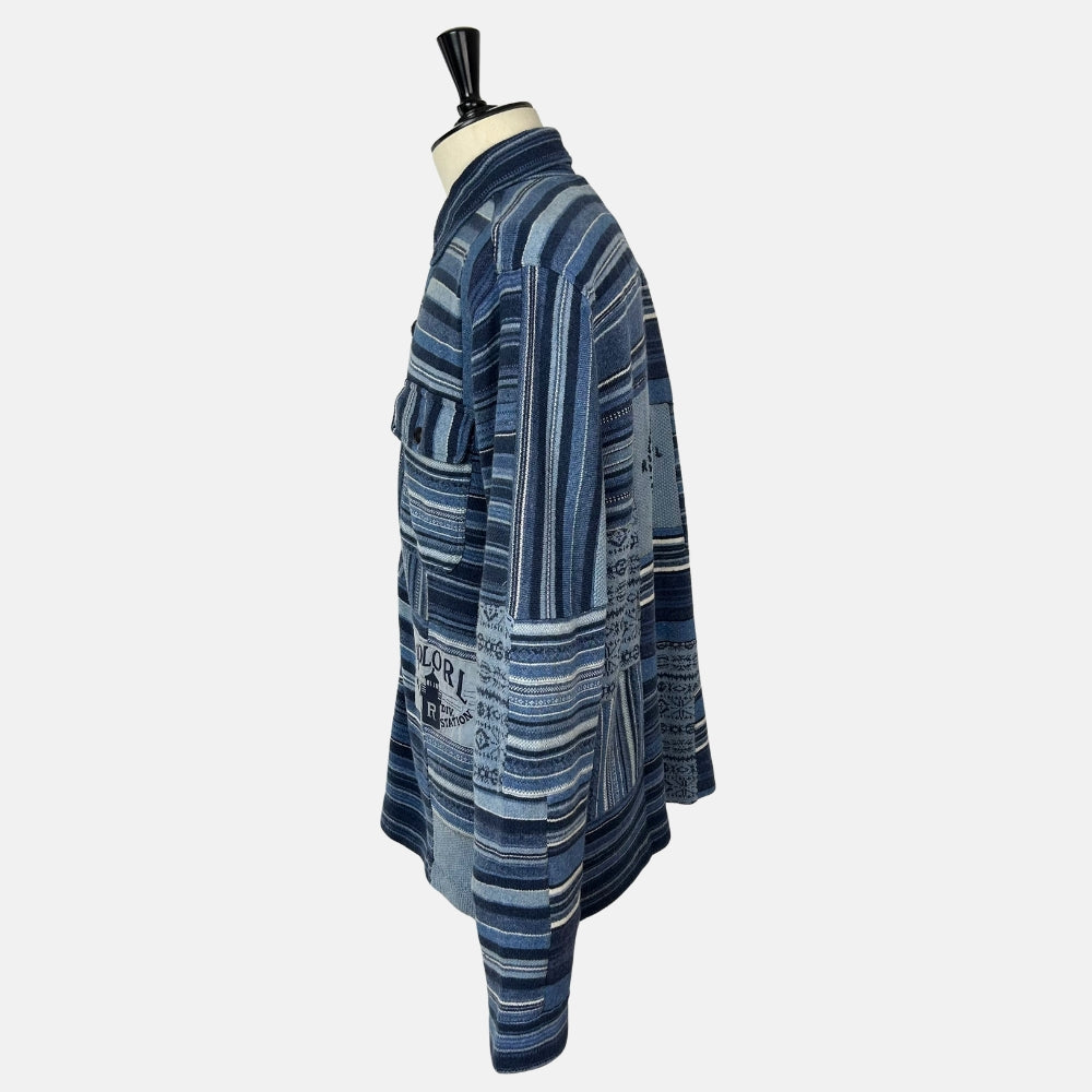 Indigo Overshirt made of Cotton/Linen