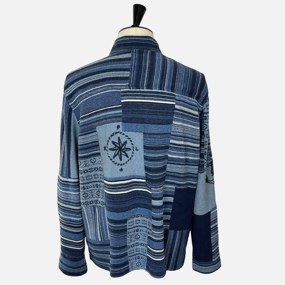 Indigo Overshirt made of Cotton/Linen