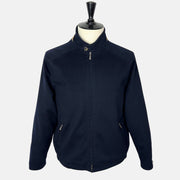 Navy Bomber Jacke made of  Cashmere (XL)
