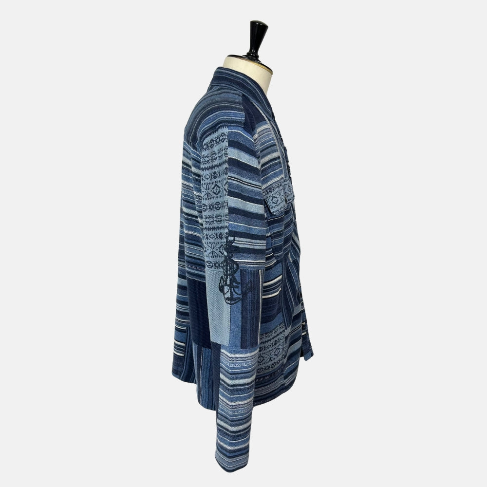 Indigo Overshirt made of Cotton/Linen