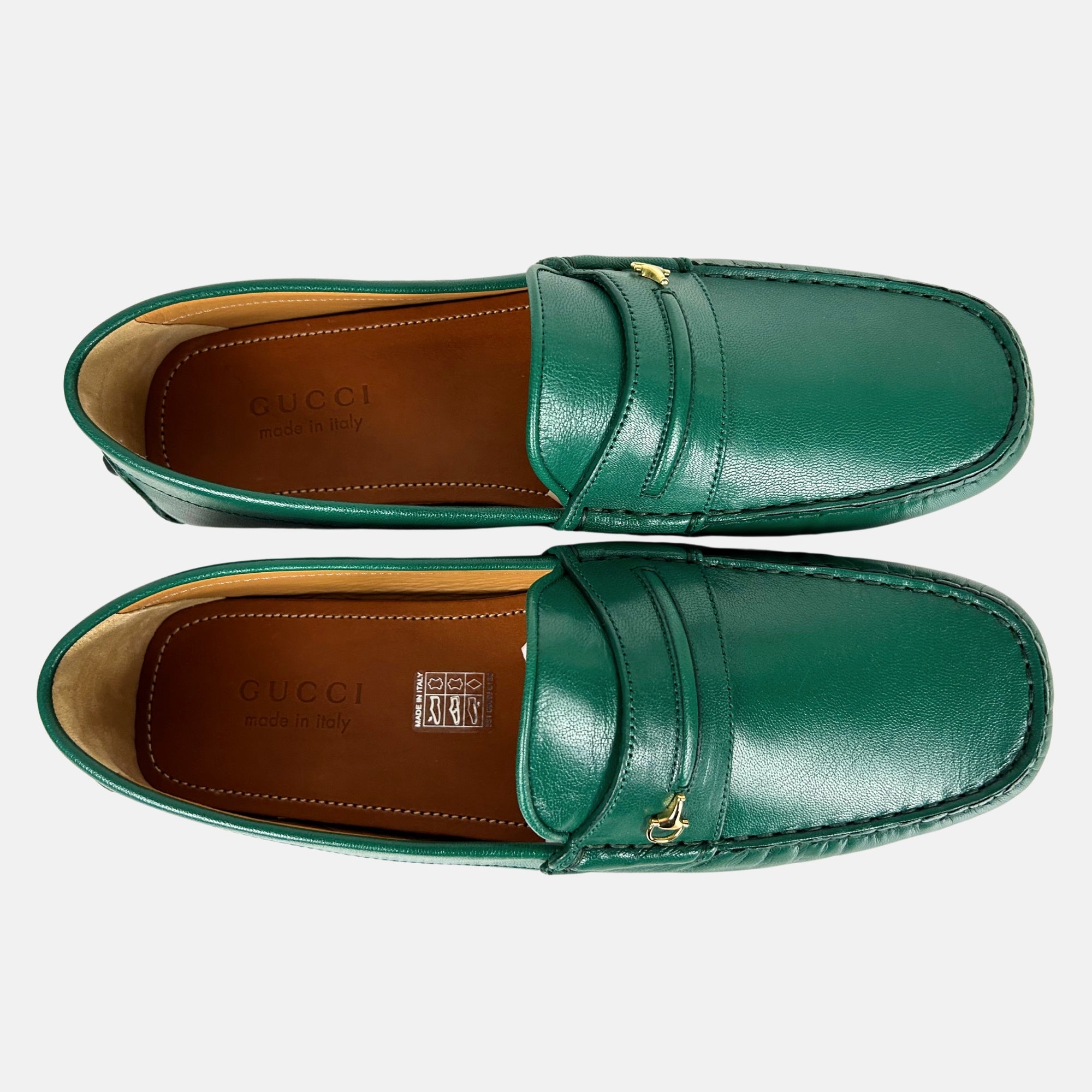 Green Shoes made of Leather (EU 44)