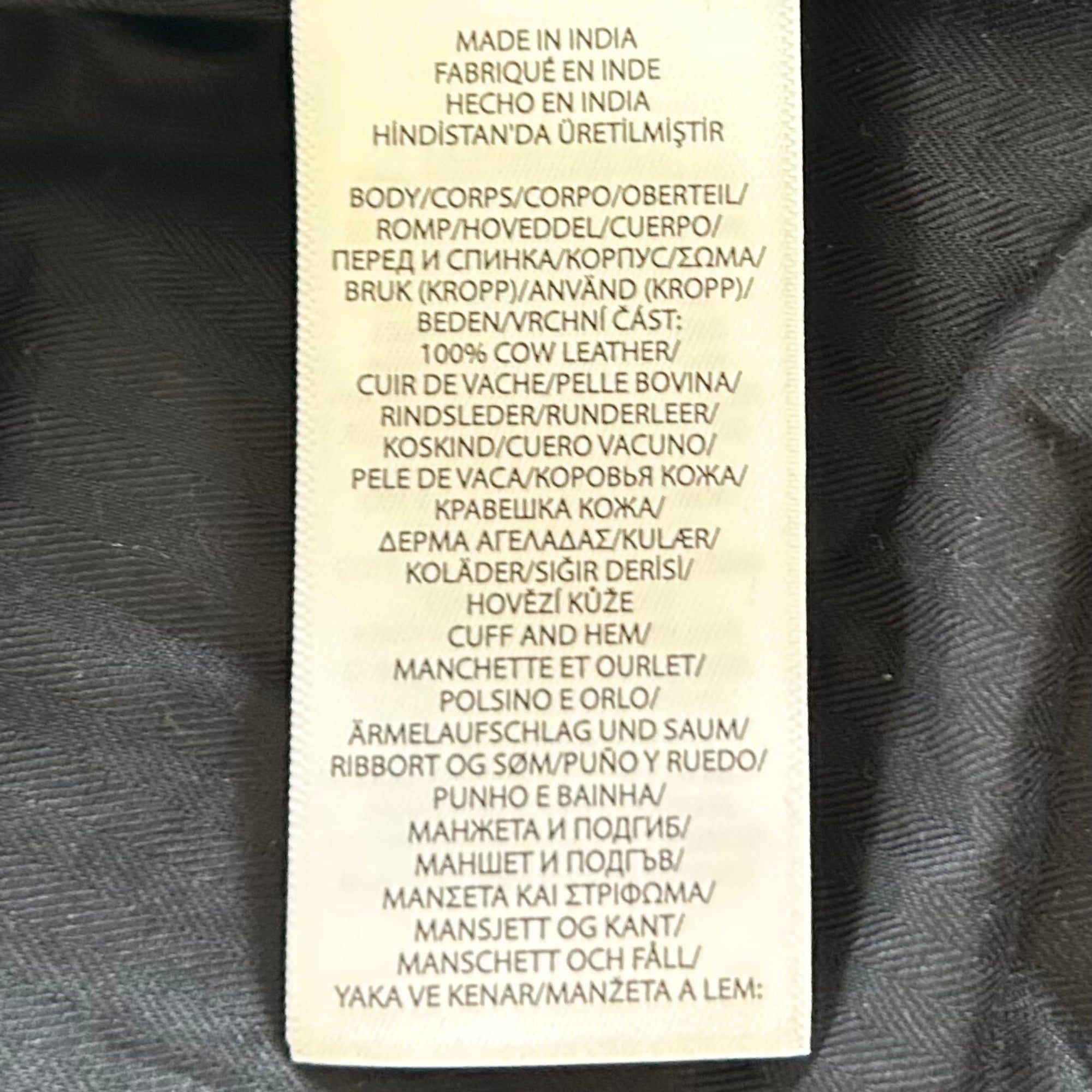 Navy Jacket made of Suede (XL)