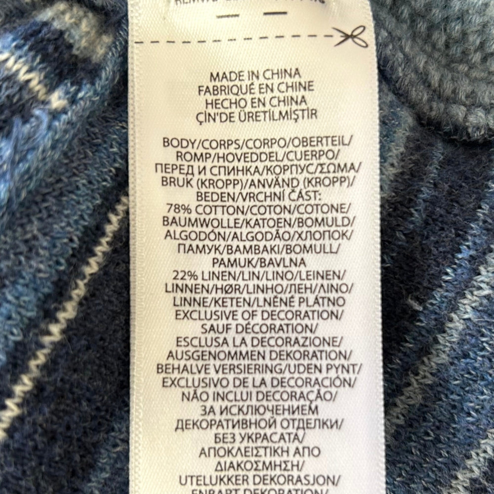 Indigo Overshirt made of Cotton/Linen