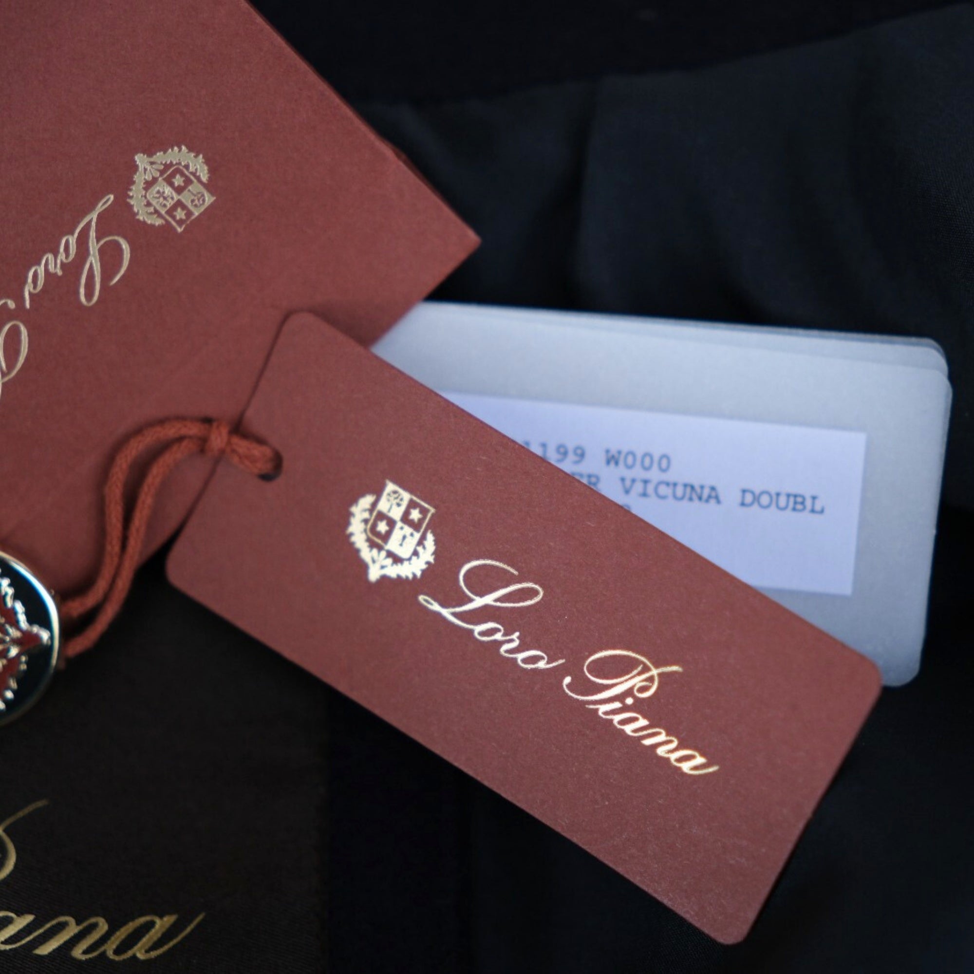 Navy Blue Bomber Jacket made of Vicuna (EU 48/EU 52)