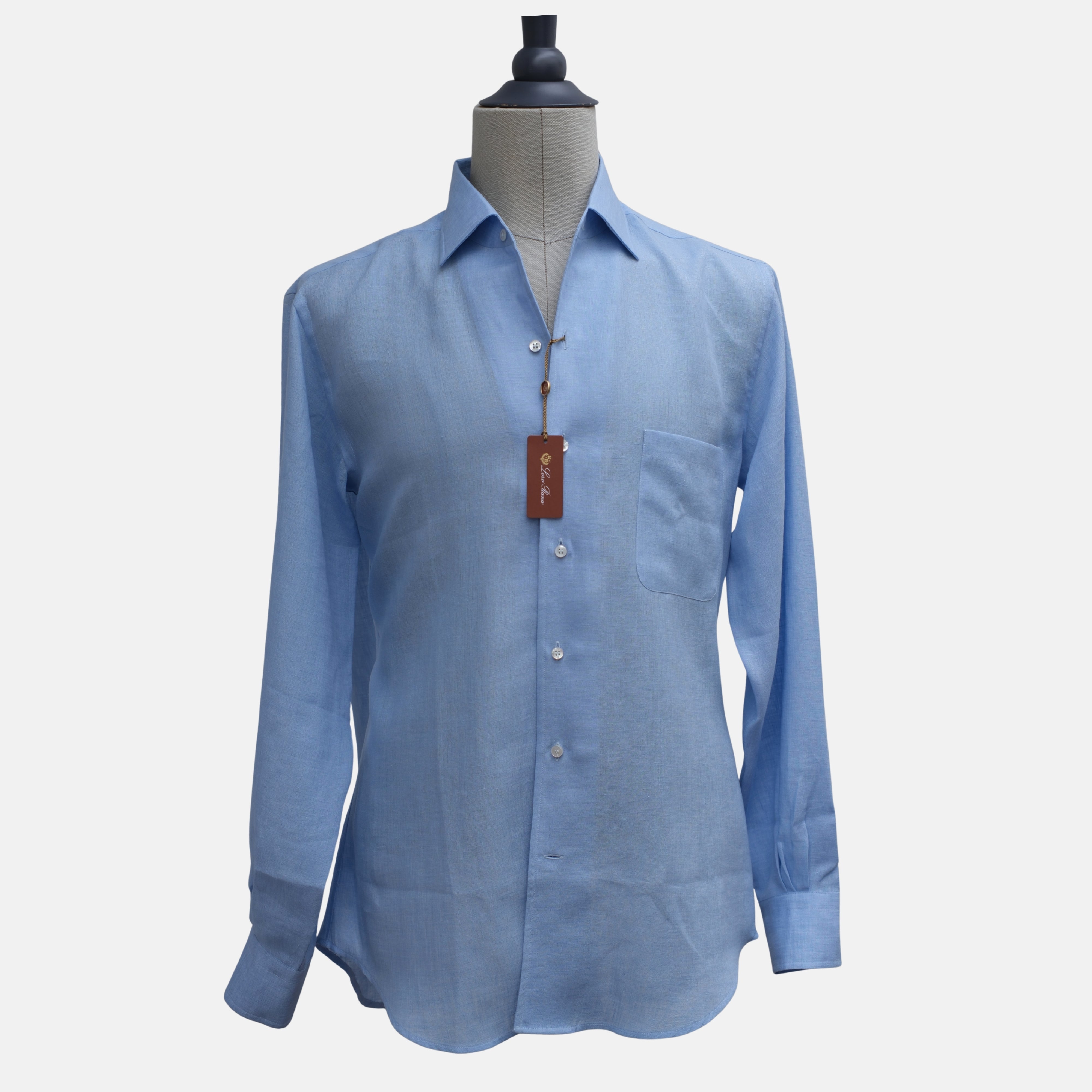 Blue Linen Shirt (M)