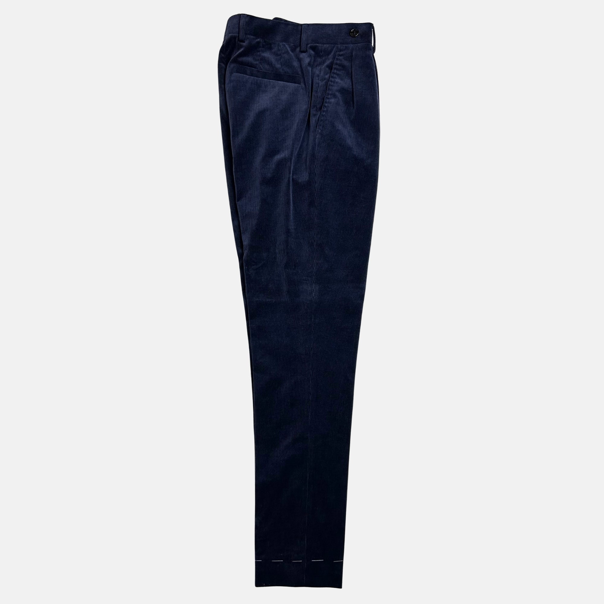 Navy Corduroy Suit made of Cotton/Cashmere (EU 44)