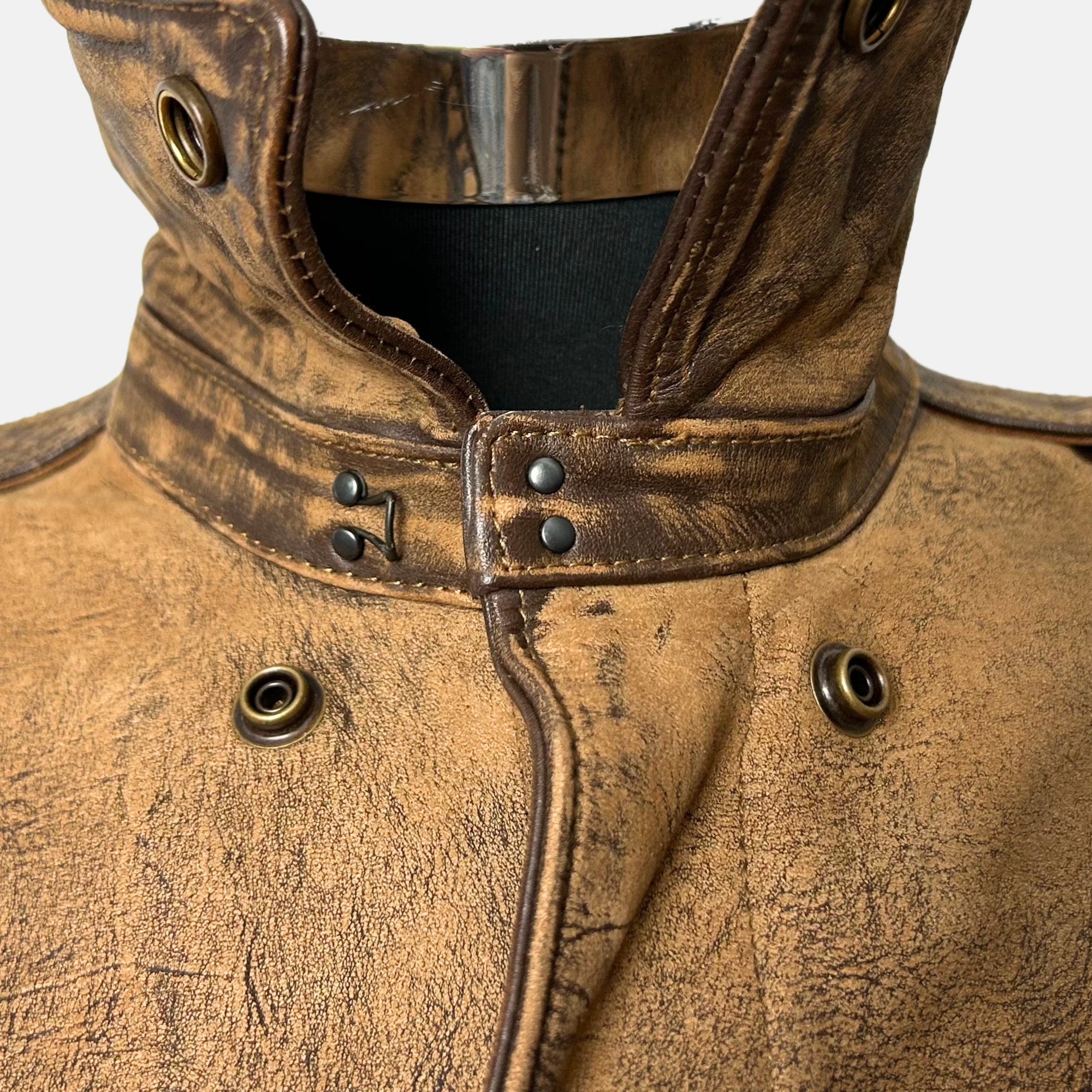 Brown Jacket made of Leather (L)