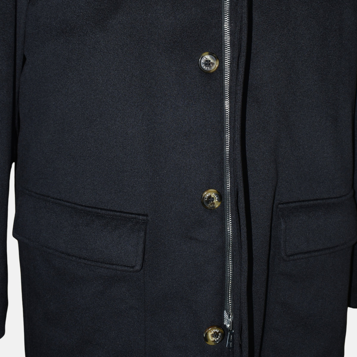 Black Beaver Lined "Storm System" Parka made of Cashmere (L)