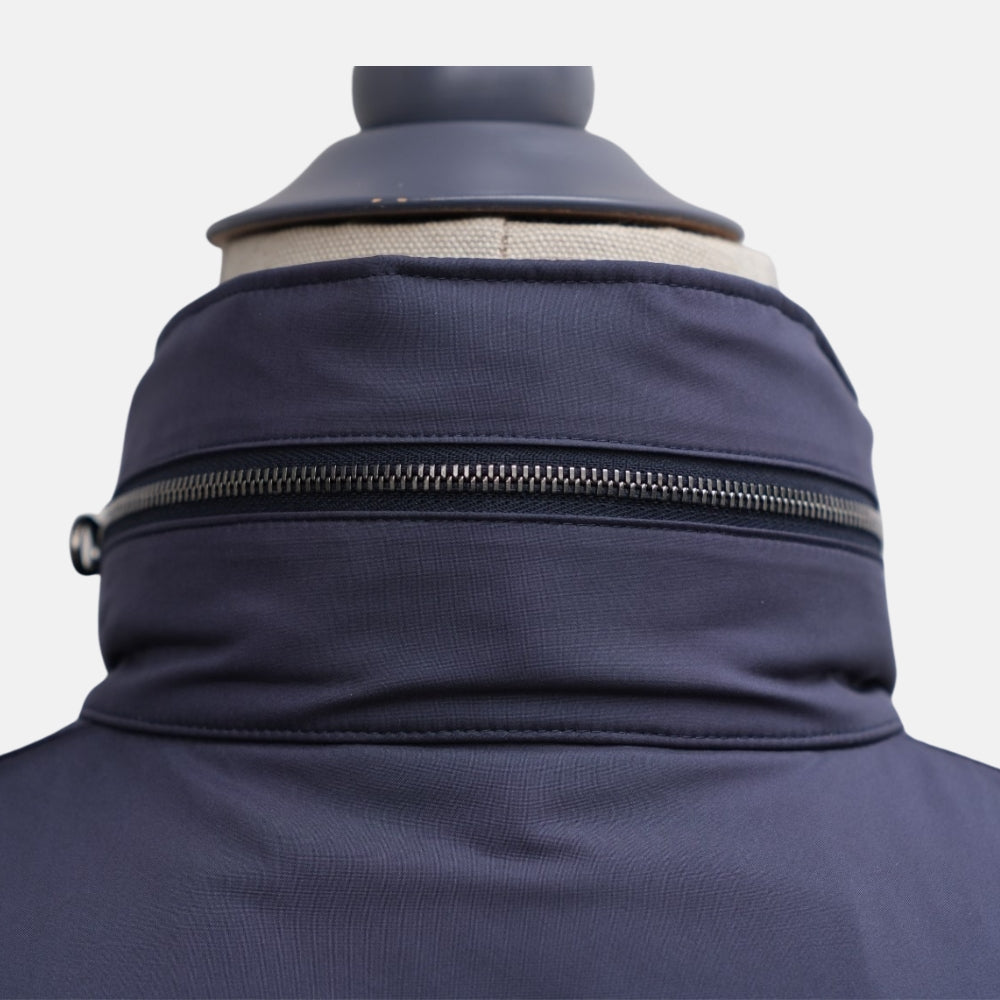Navy Blue Cashmere Lined "Traveller" Jacket
