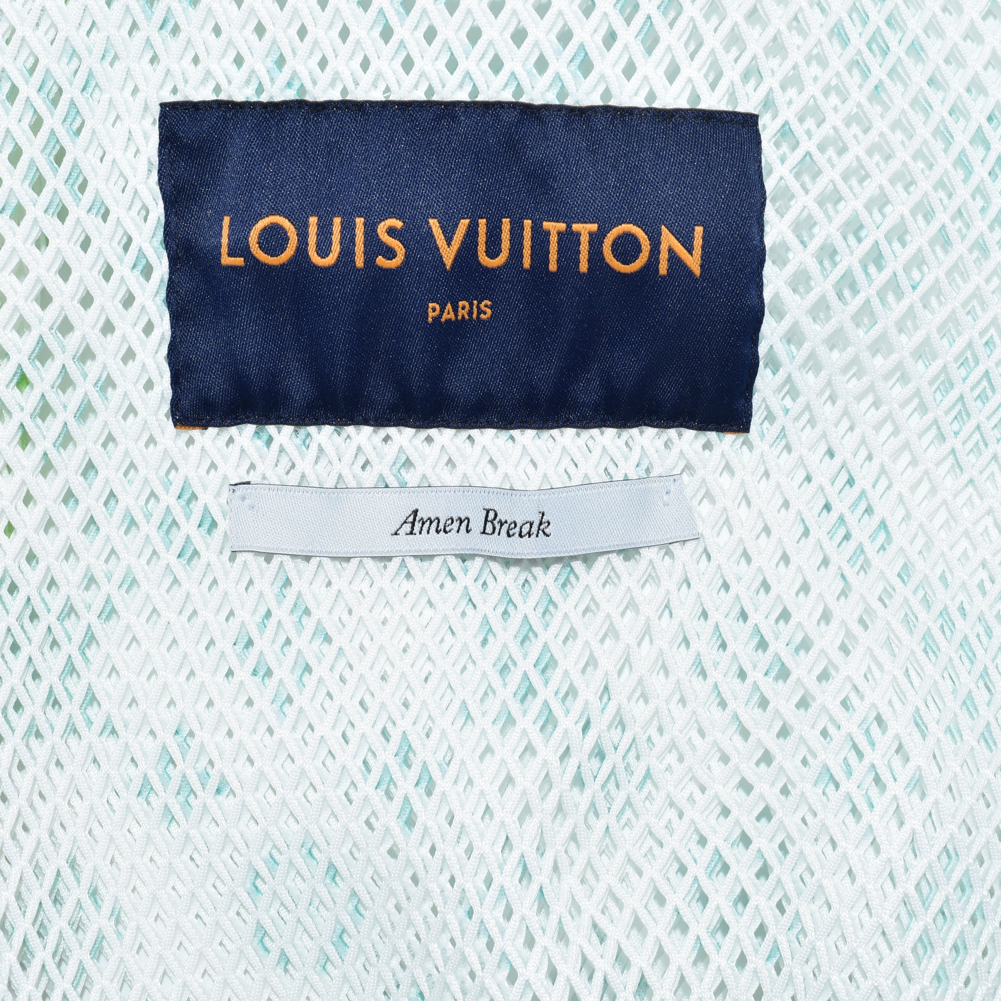 Multicolored Monogramme Mesh Gradient Hooded Blouson Jacket (EU 50)