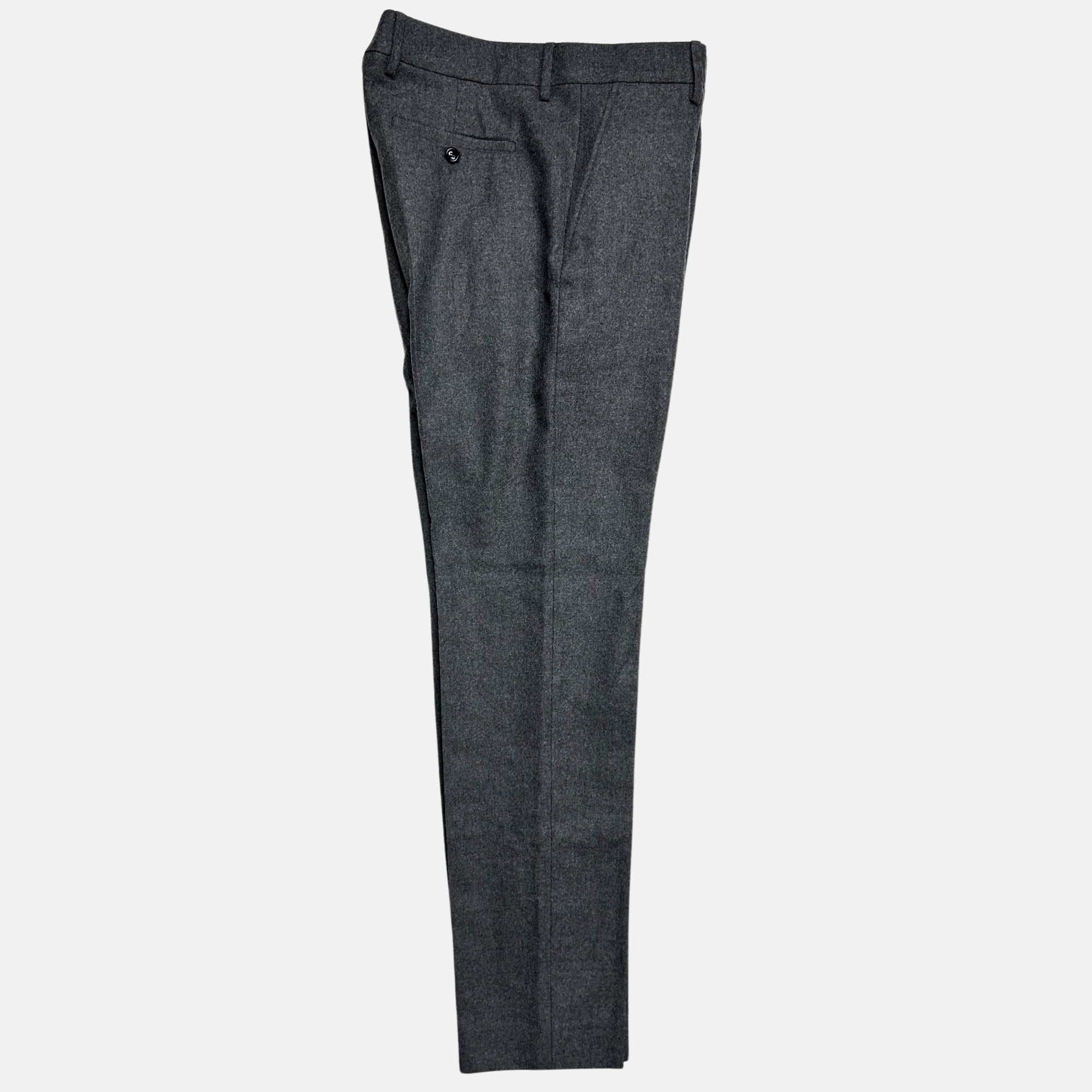 Anthracite Trousers made of Virgin Wool (FR 42)