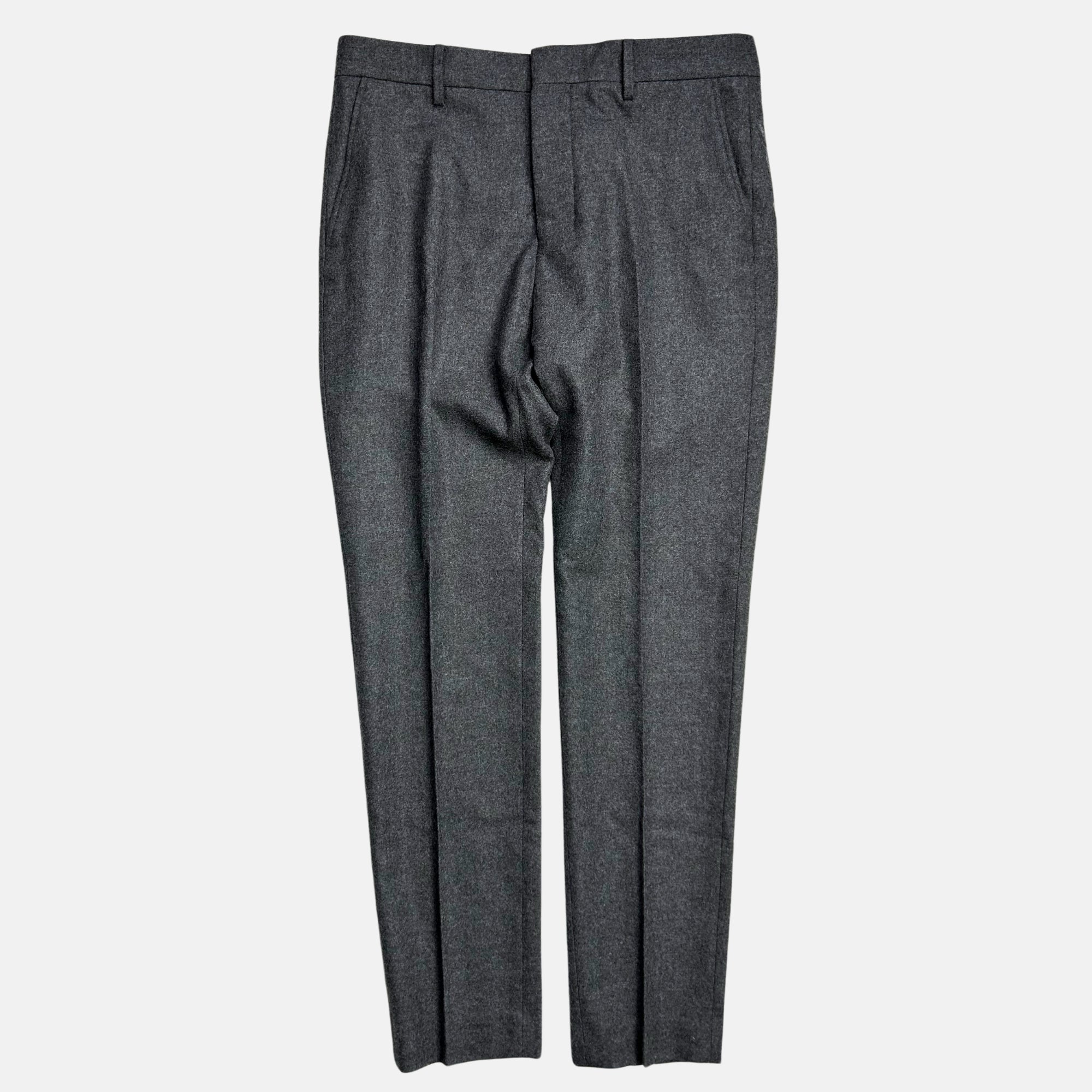 Anthracite Trousers made of Virgin Wool (FR 42)