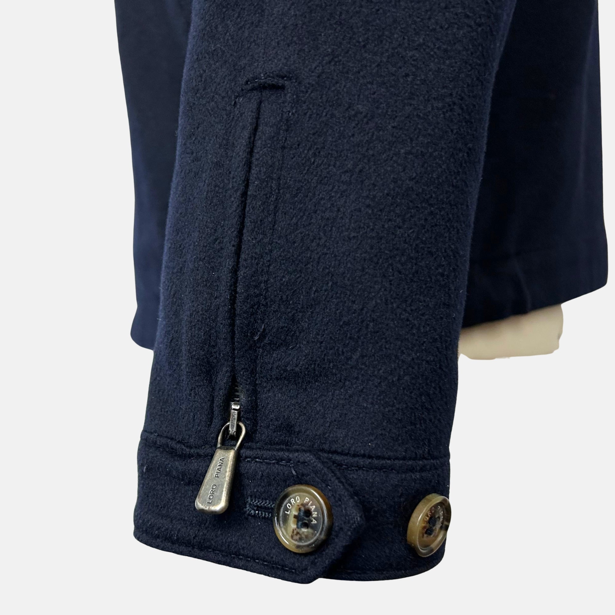 Navy Bomber Jacke made of  Cashmere (XL)