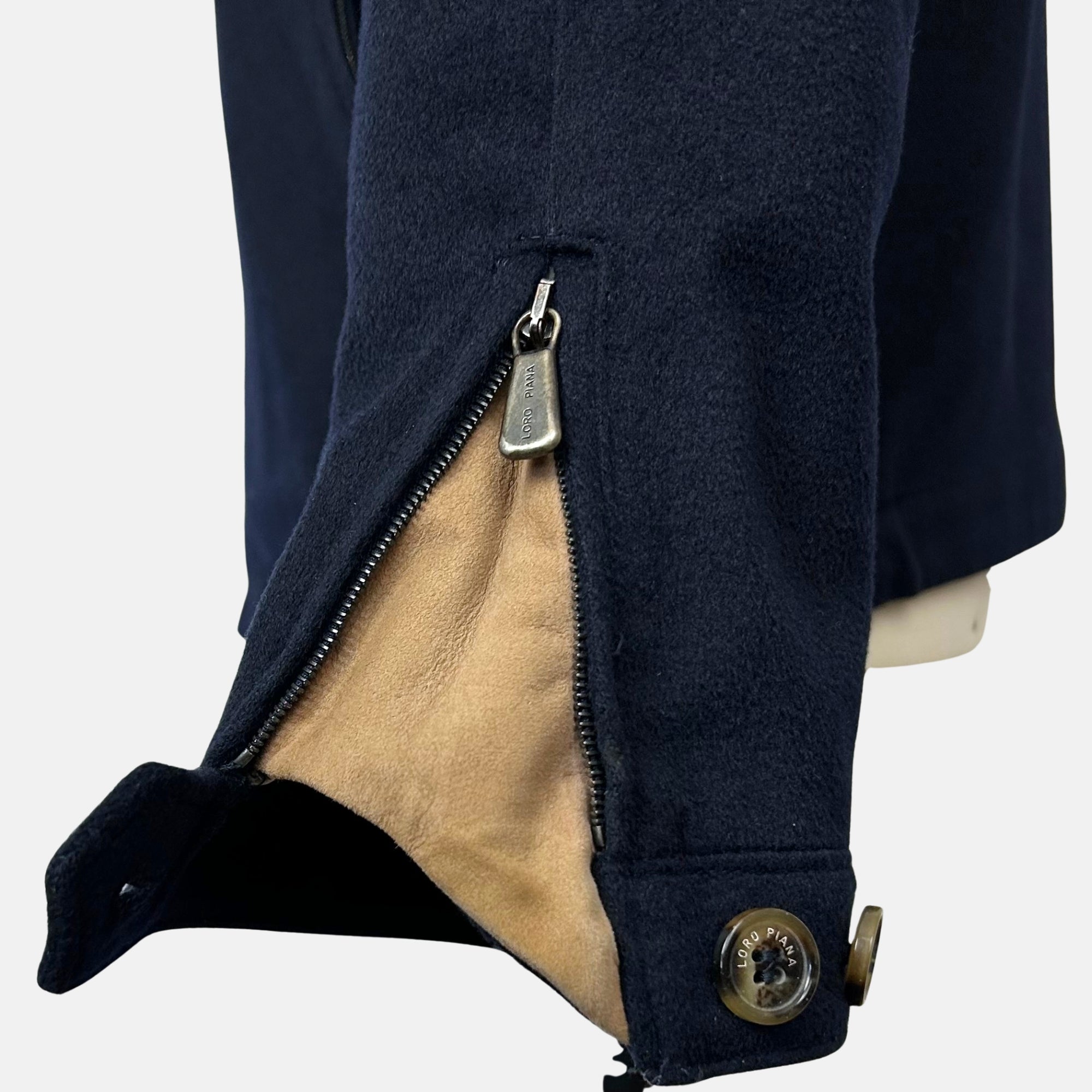 Navy Bomber Jacke made of  Cashmere (XL)