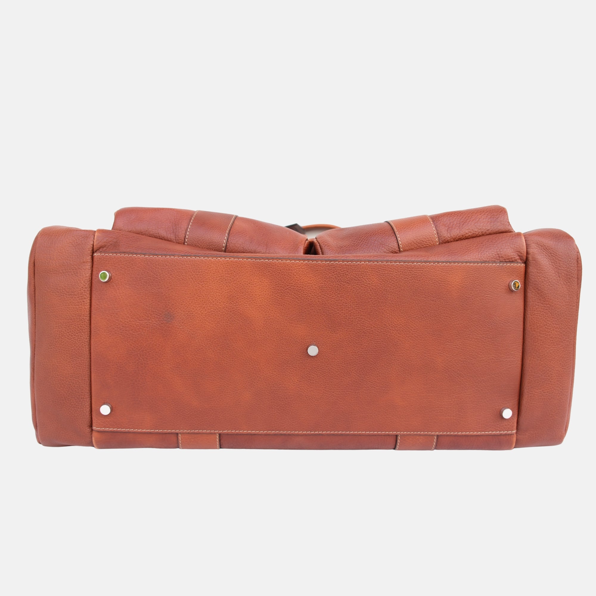 Brown Weekender made of Leather
