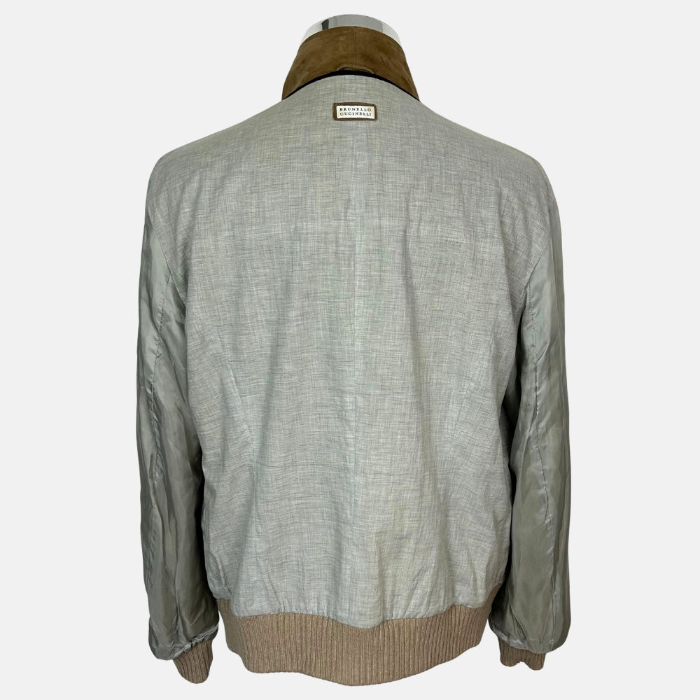 Brown Jacket made of Suede (M)