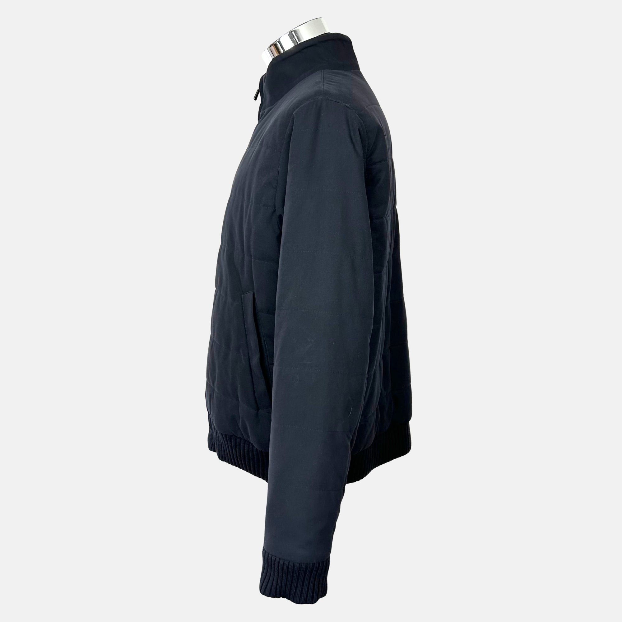 Navy Bomber Jacket made of  Polyester/Nylon (L)