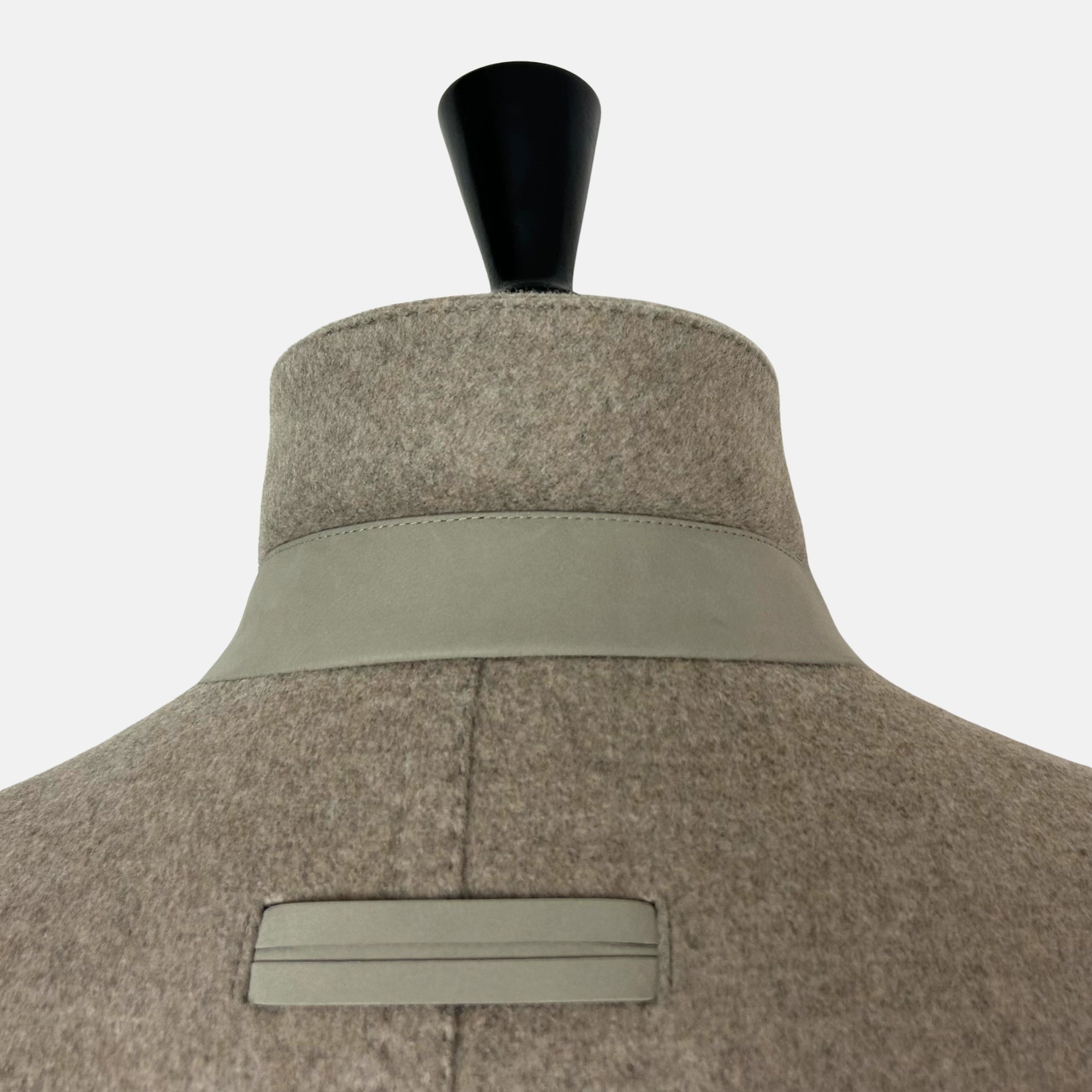 Greige Melange Coat made of Cashmere (EU 52)