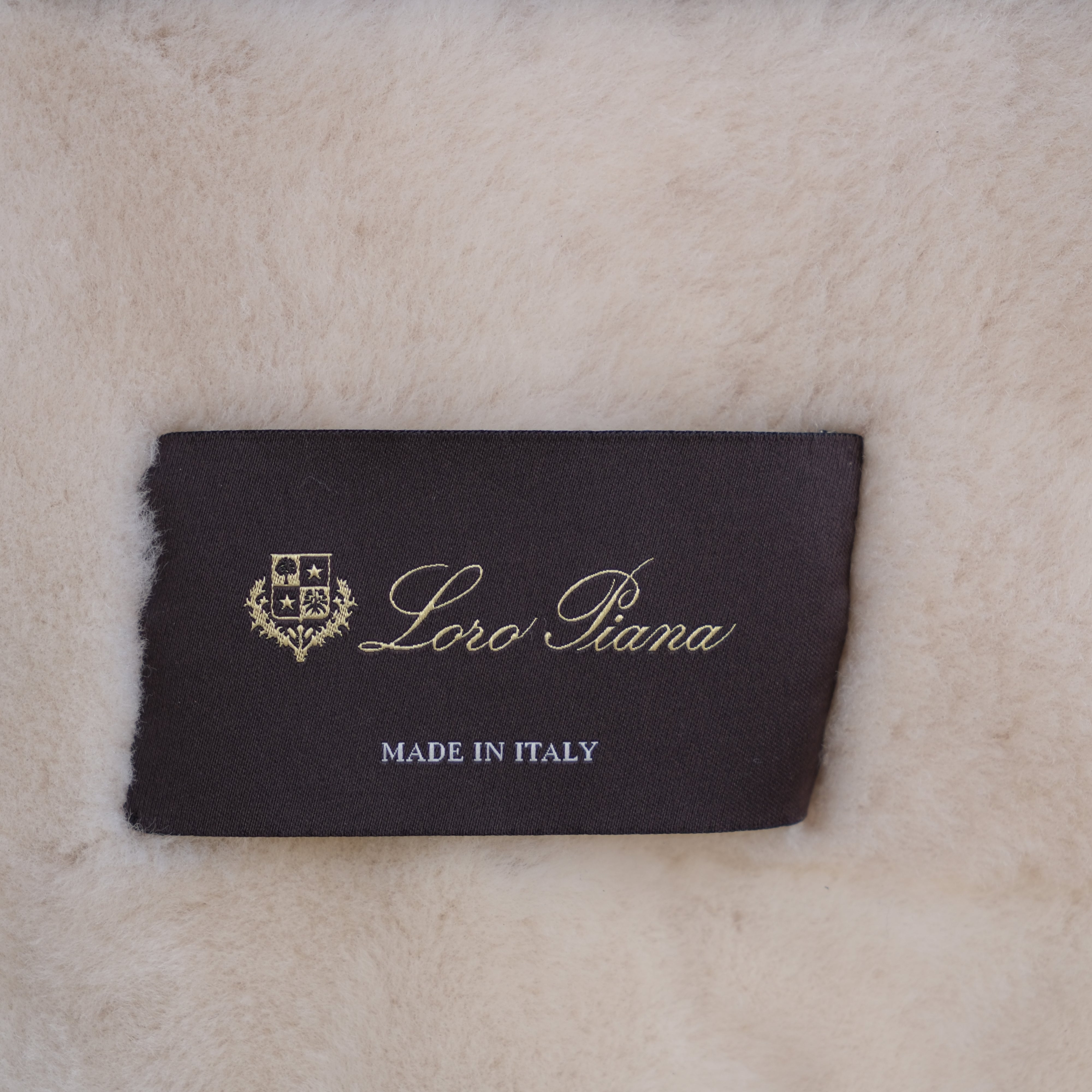 Brown Shearling Pea Coat (XL)