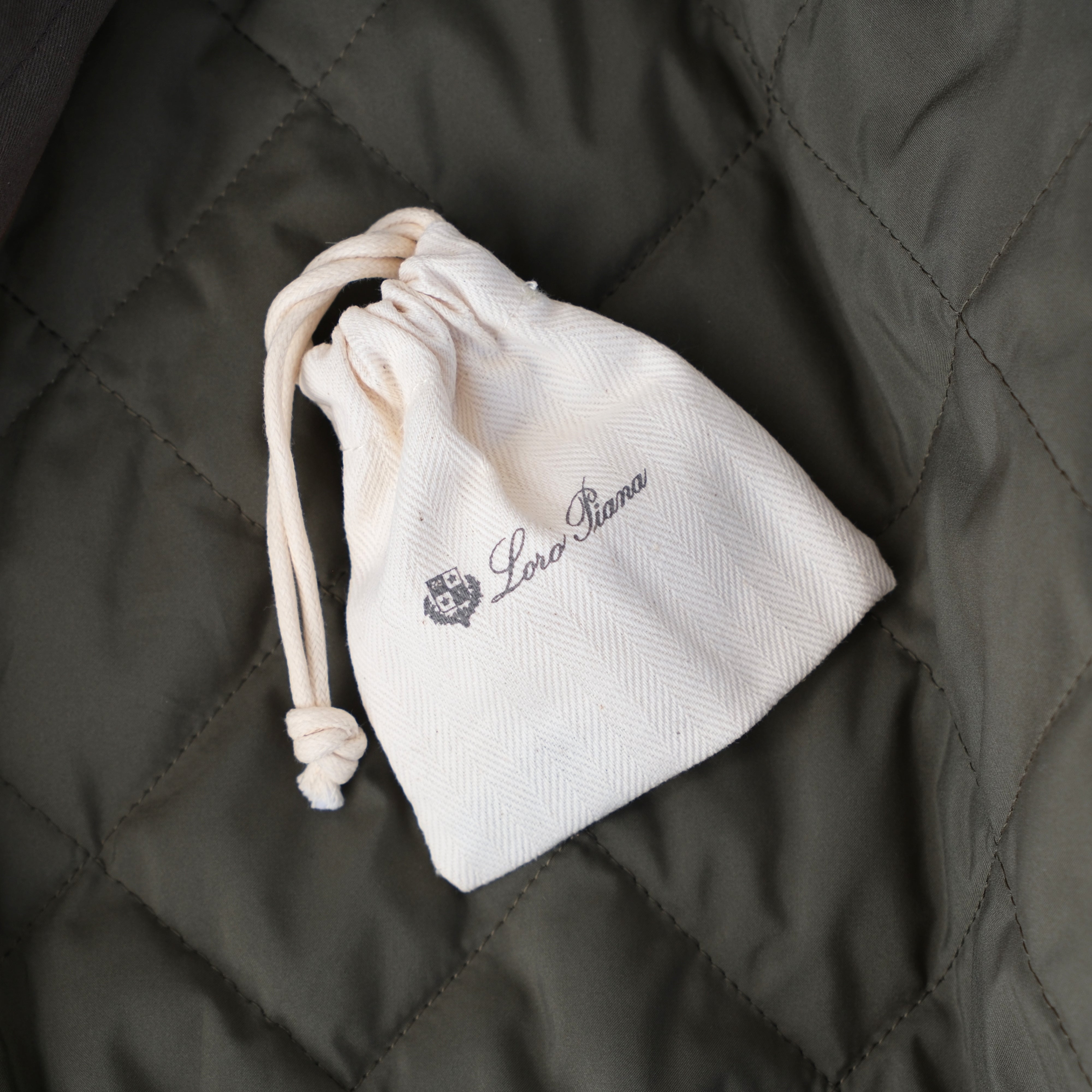 Brown Storm System Jacket made of Cotton/Polyamide with Leather Details (XS)