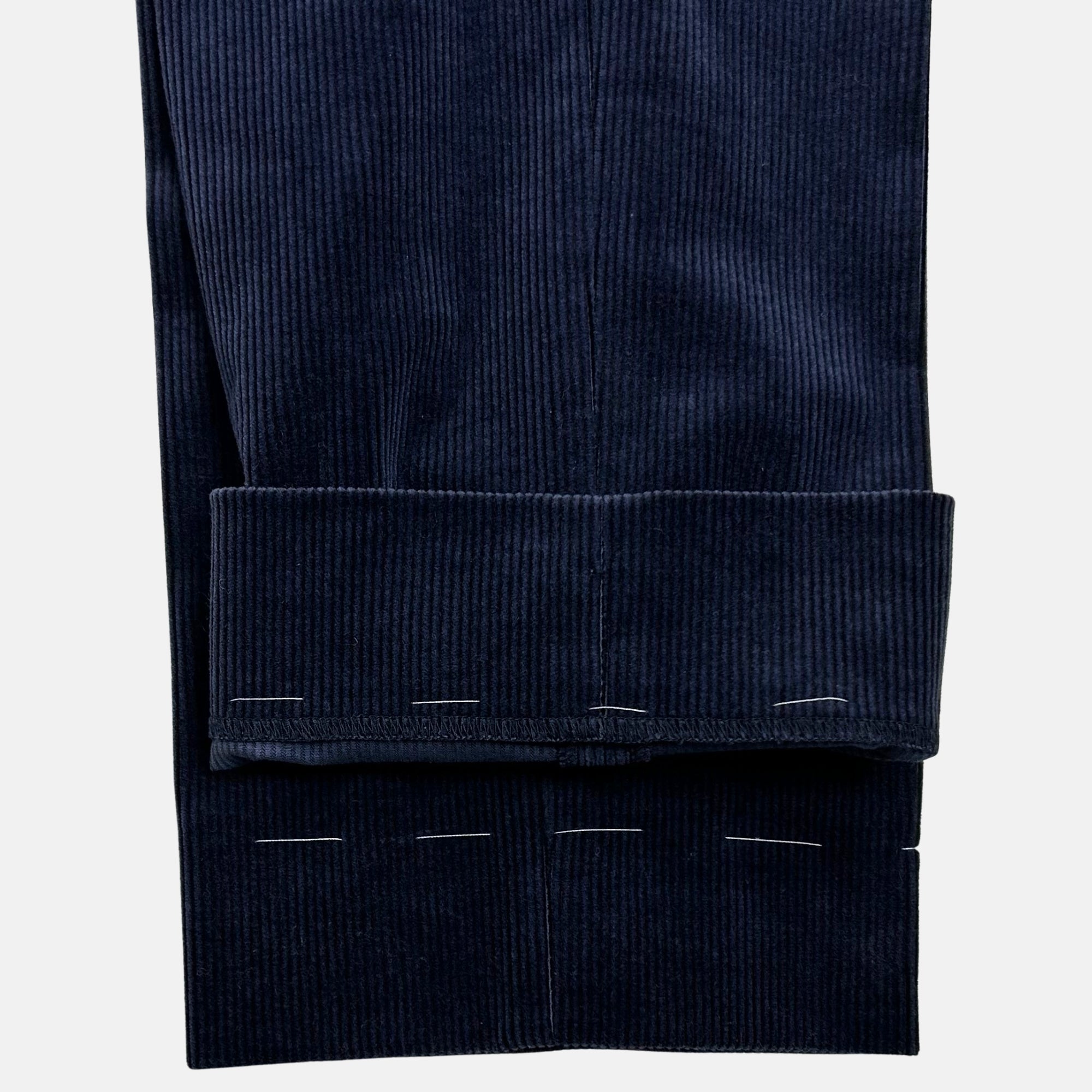 Navy Corduroy Suit made of Cotton/Cashmere (EU 44)