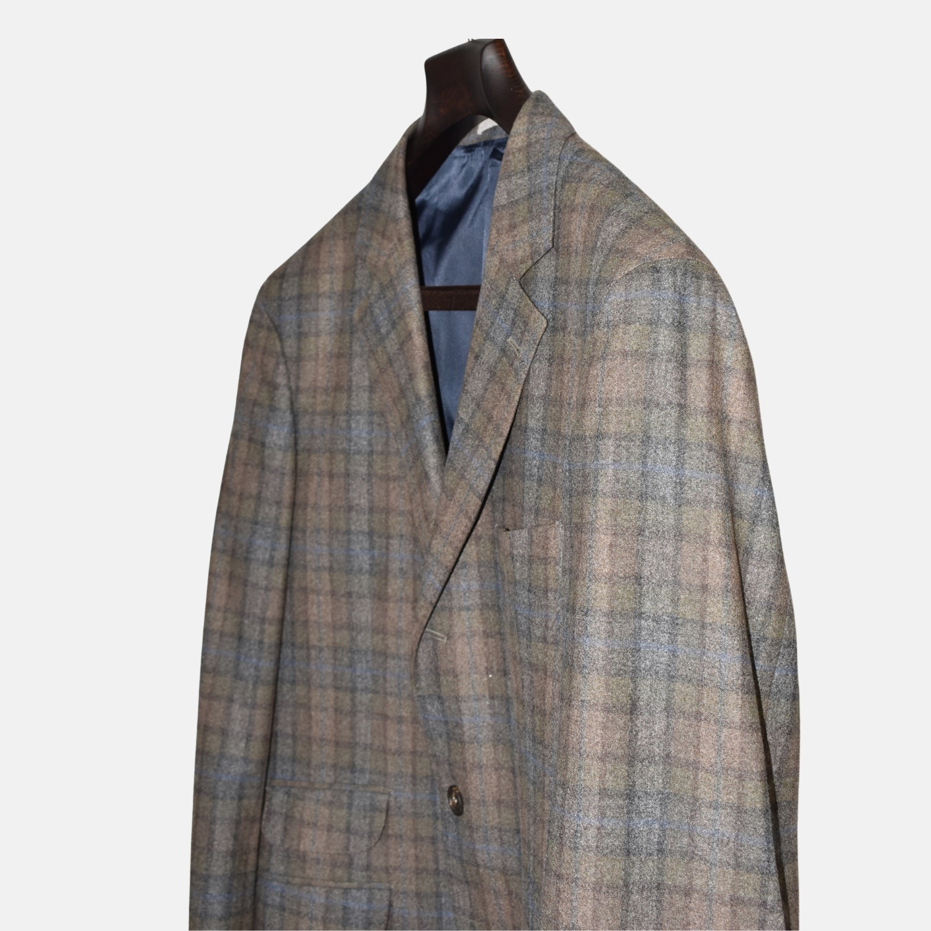 Checked Green Blazer Wool/Cashmere (EU 50)