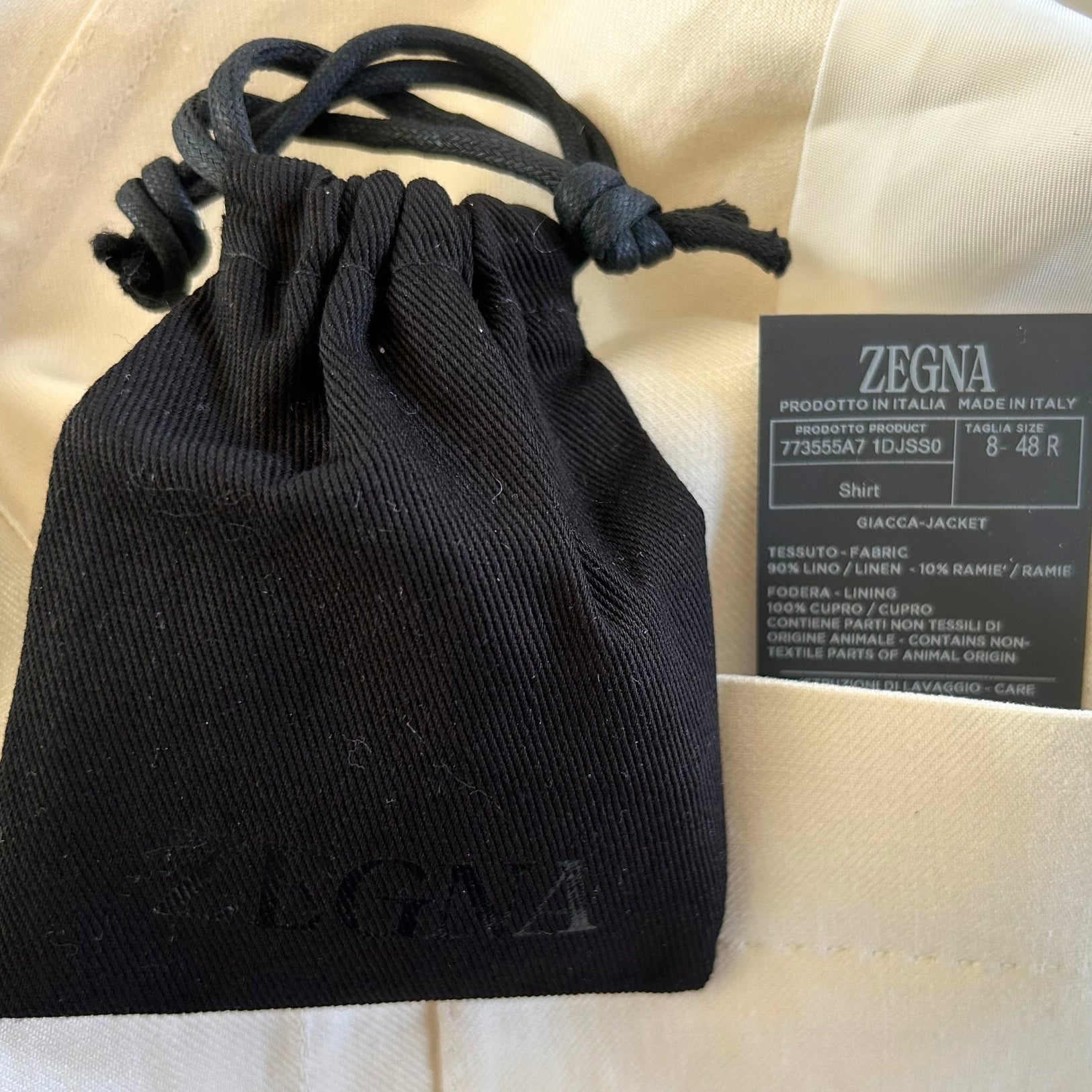 Ecru Blazer made of Linen/Ramie (EU 54)