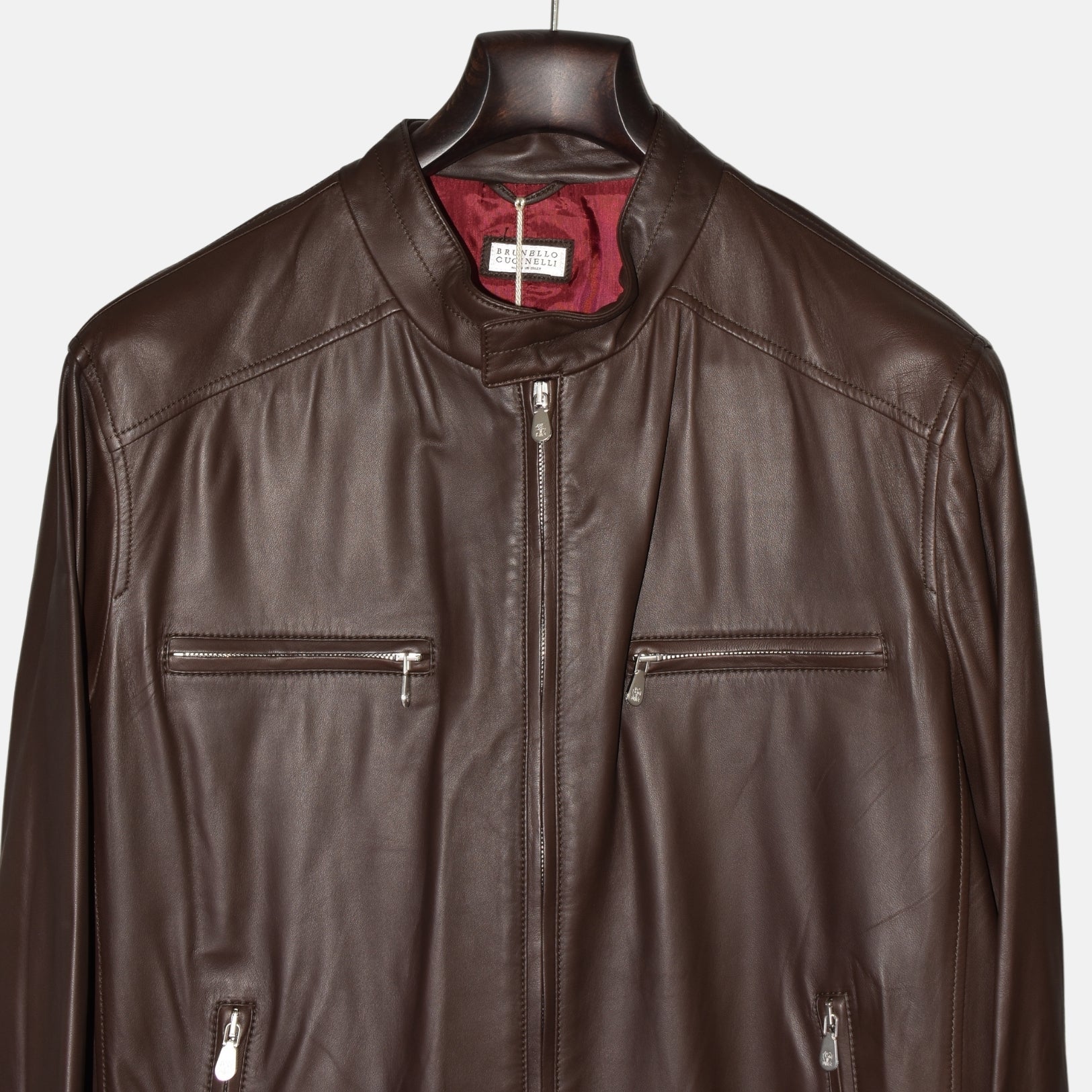 Brown Leather Jacket (XL)