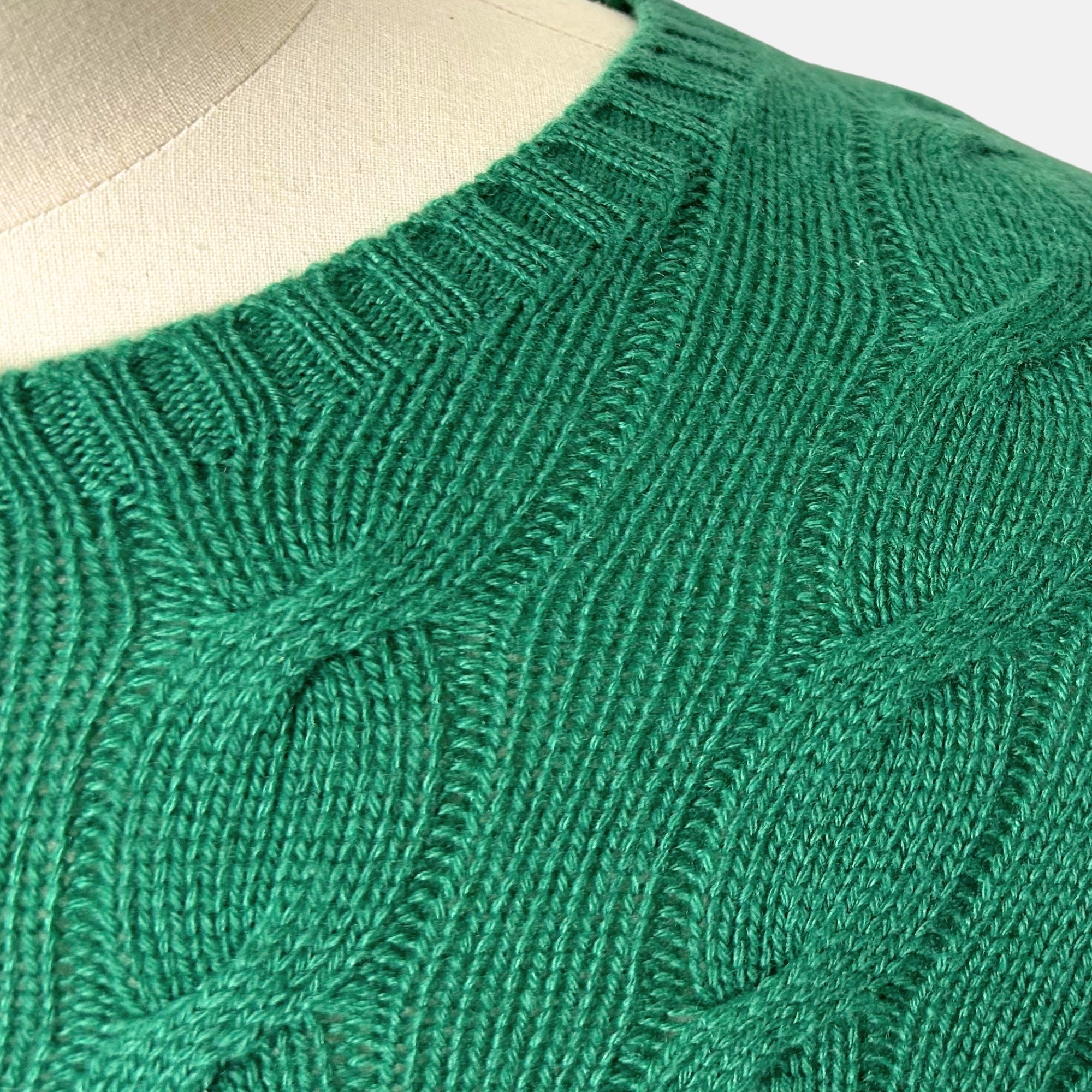 Green Sweater made of Cashmere (M)