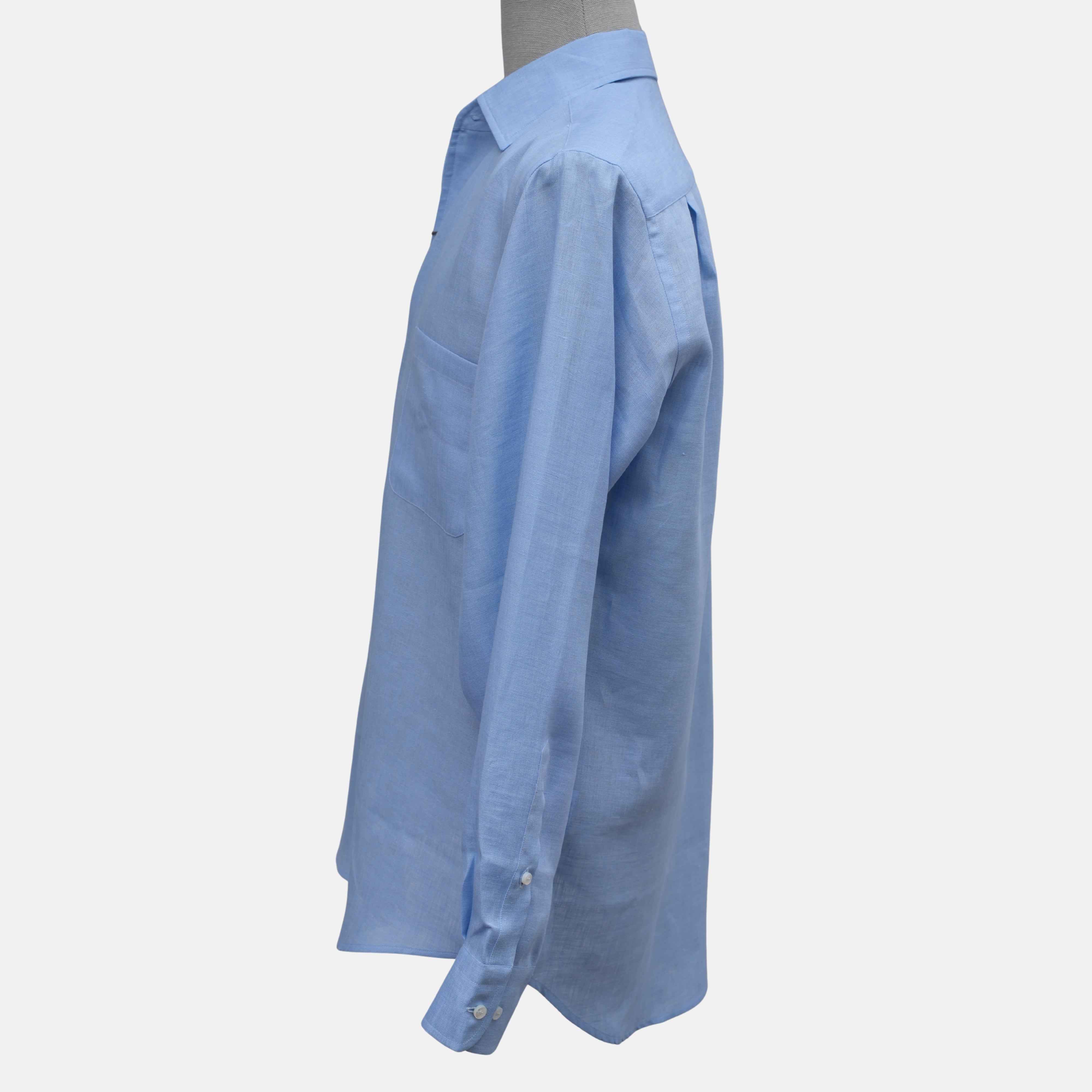 Blue Linen Shirt (M)