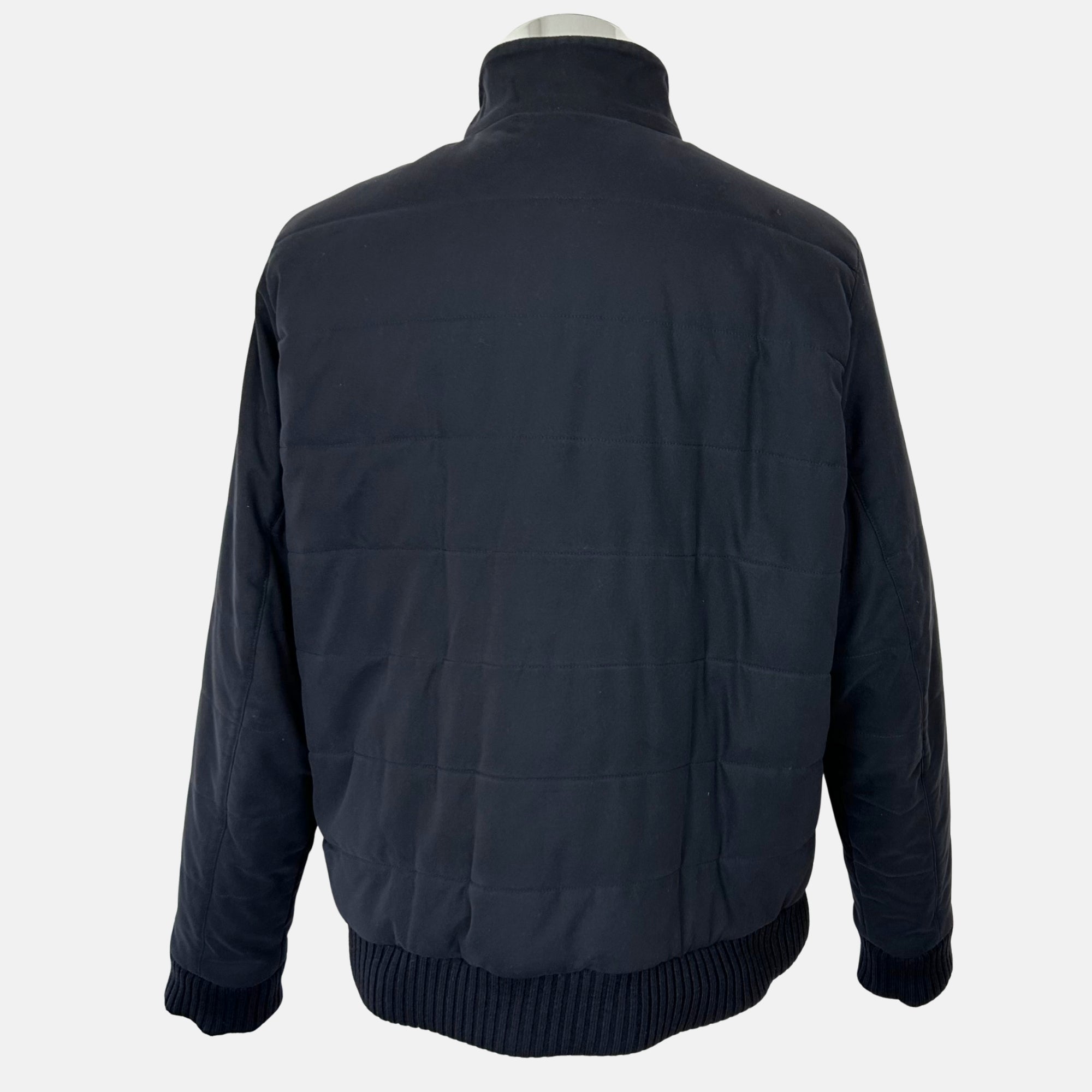 Navy Bomber Jacket made of  Polyester/Nylon (L)
