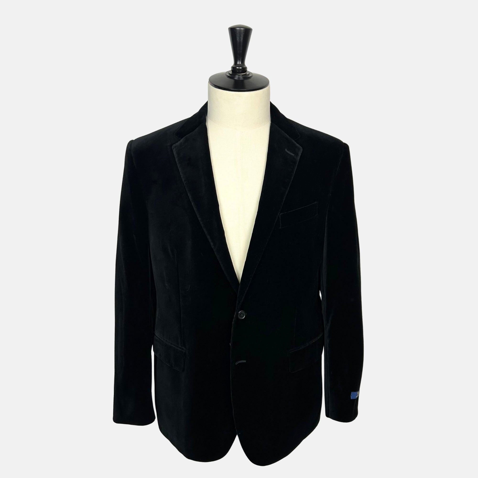 Black Velvet Blazer made of Cotton (EU 54)