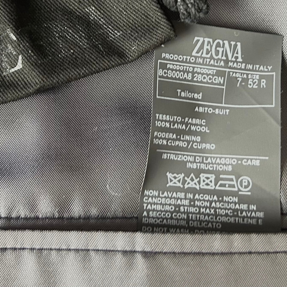 Anthracite Suit made of Wool (EU 52)