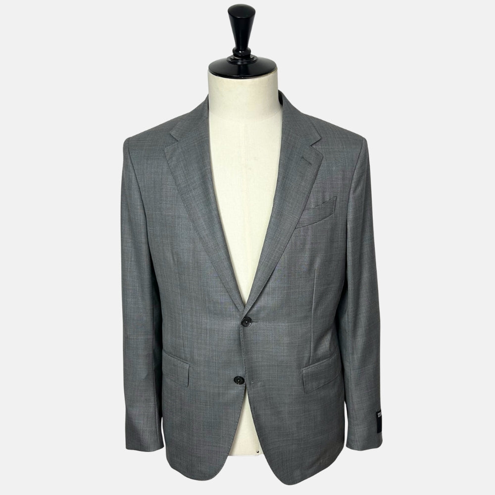 Gray Melange Suit made of Wool (EU 50)