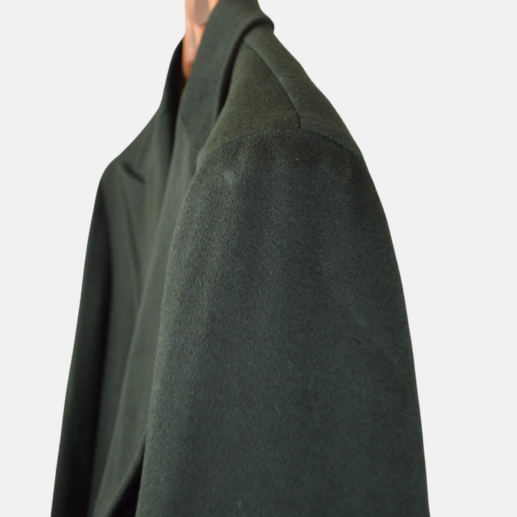 Green Coat made of Virgin Wool / Cashmere (50)