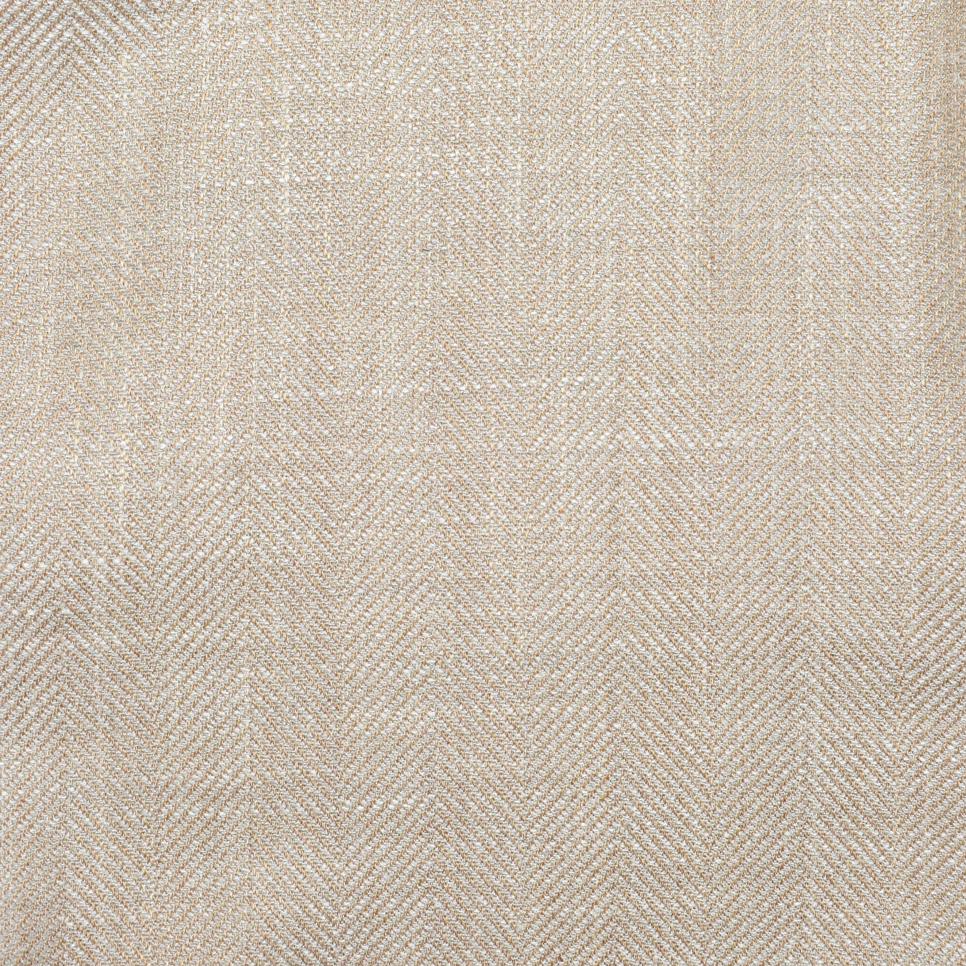 Beige Herringbone Blazer made of Wool/Silk/Linen (EU 48, EU 52)