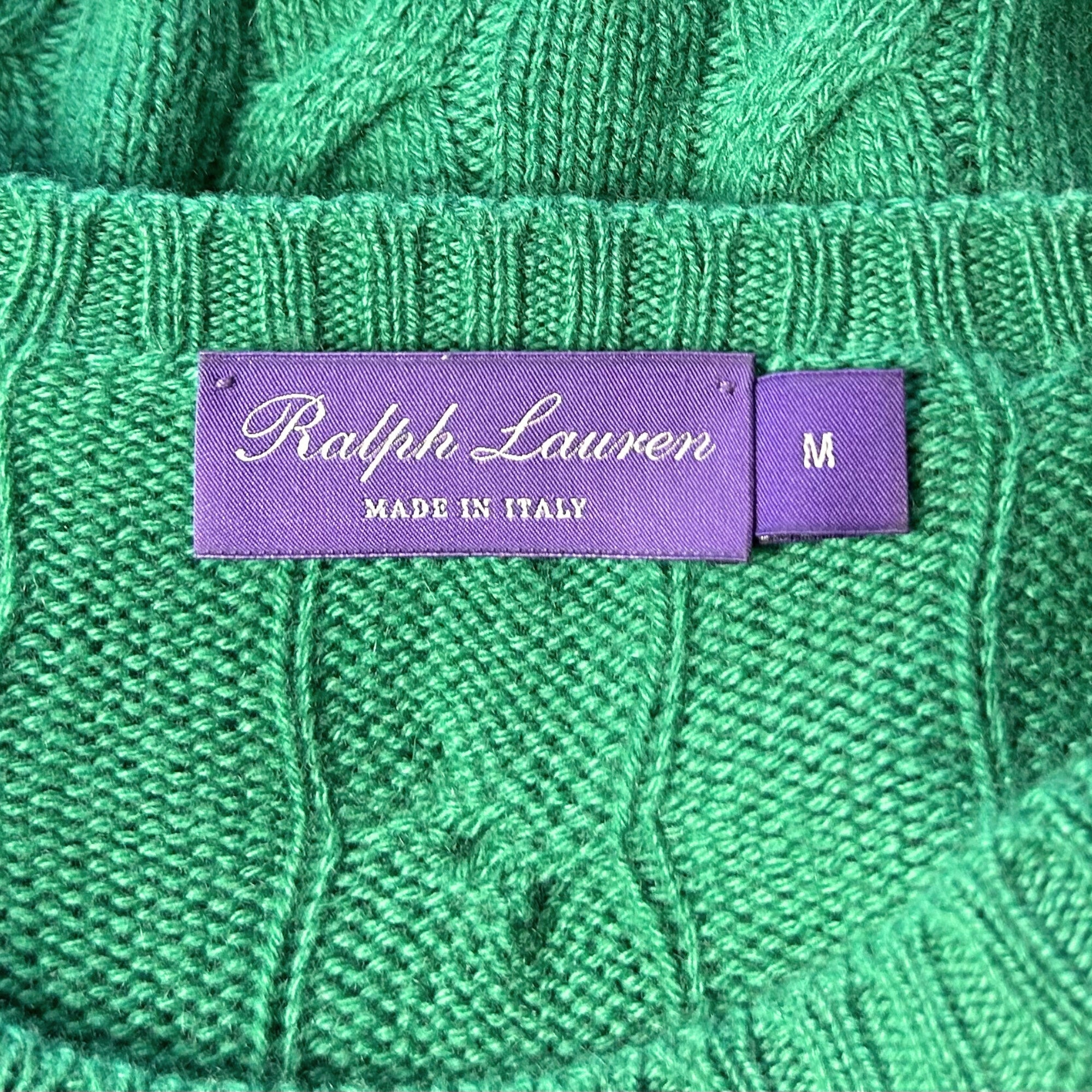 Green Sweater made of Cashmere (M)