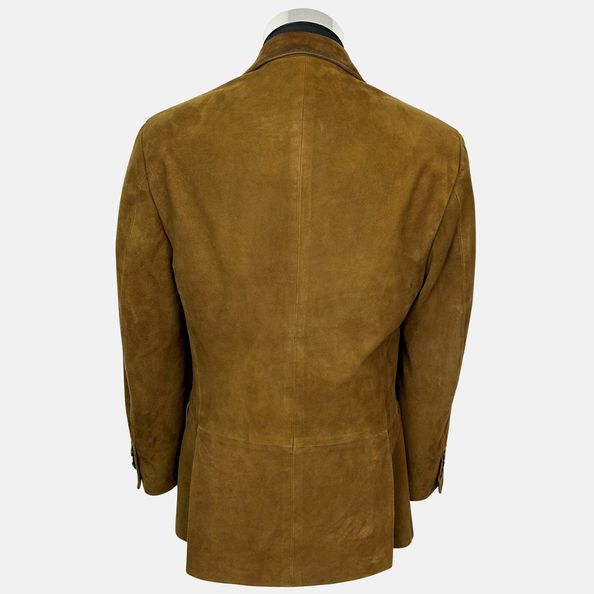 Brown Blazer made of Goat Suede (S)