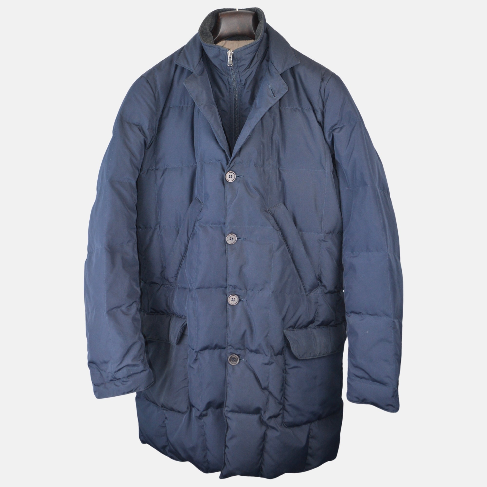 Navy Blue Down Jacket (L)