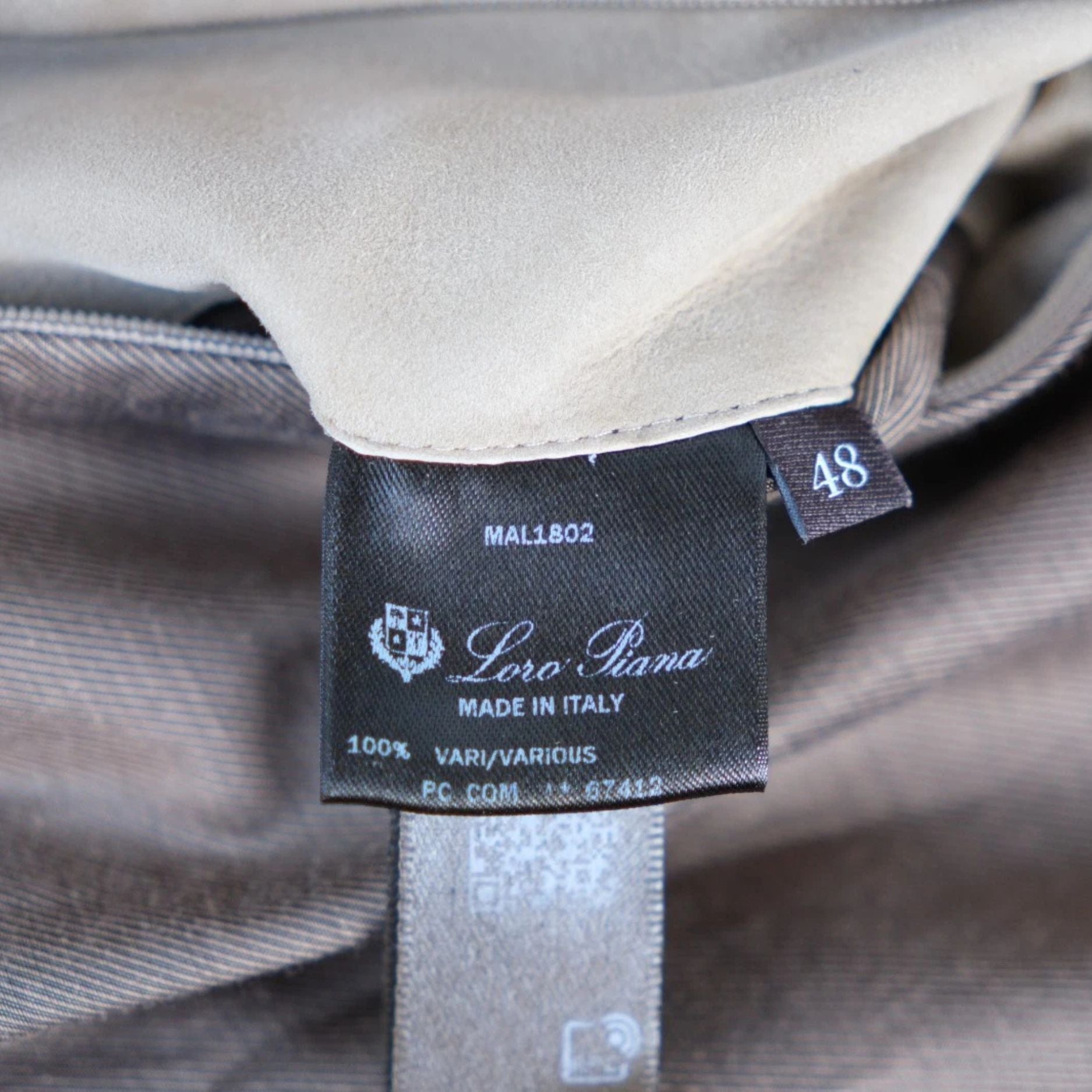 Beige Suede Overshirt Jacket (EU 48)