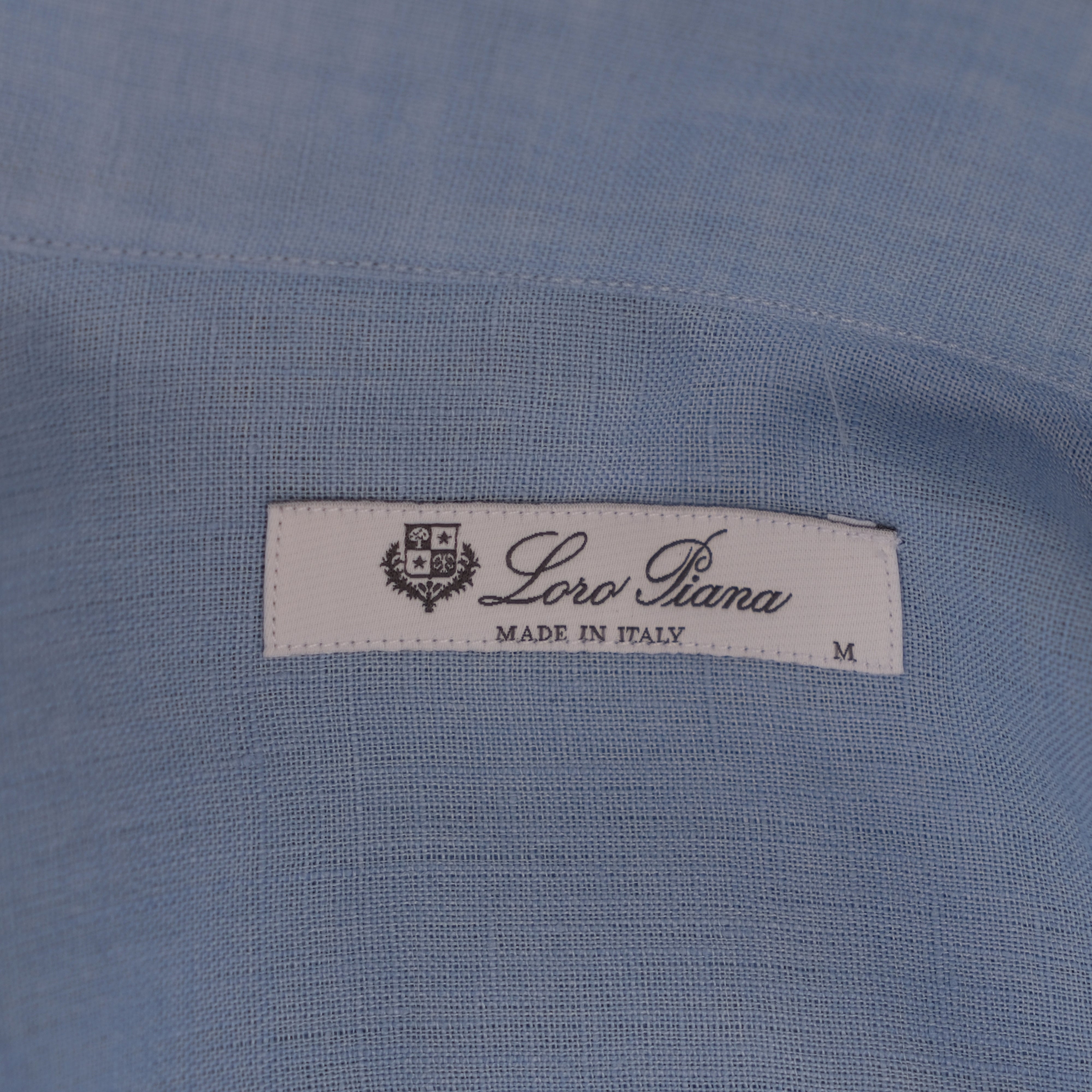 Blue Linen Shirt (M)