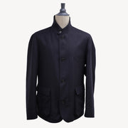 Navy Blue Vicuna Roadster Jacket (M)