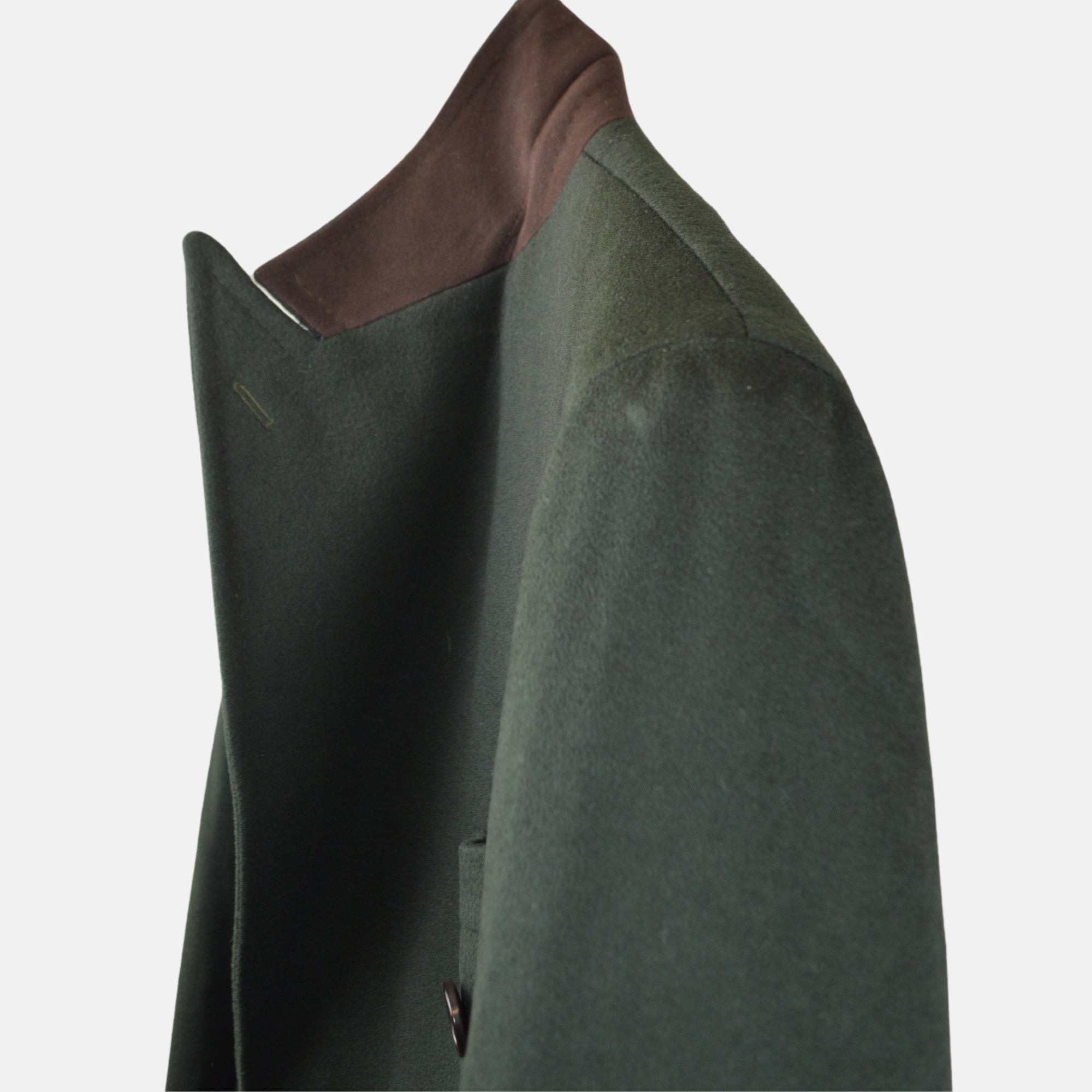 Green Coat made of Virgin Wool / Cashmere (50)