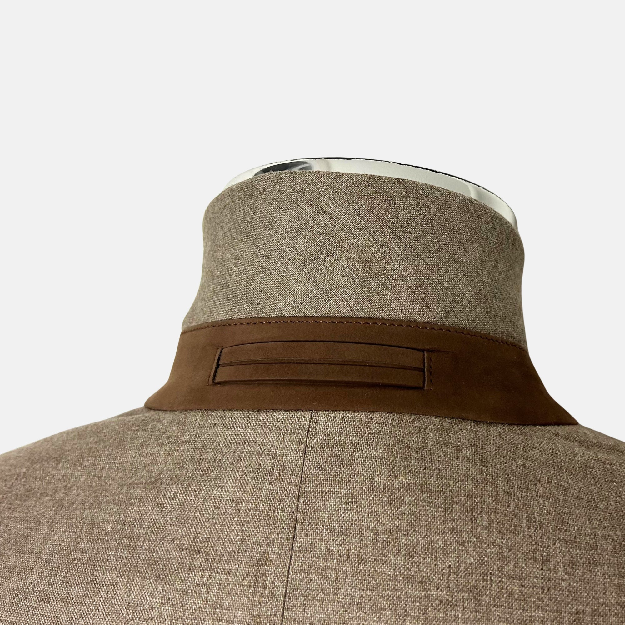 Beige Melange Blazer made of Silk/Cashmere (EU 48)