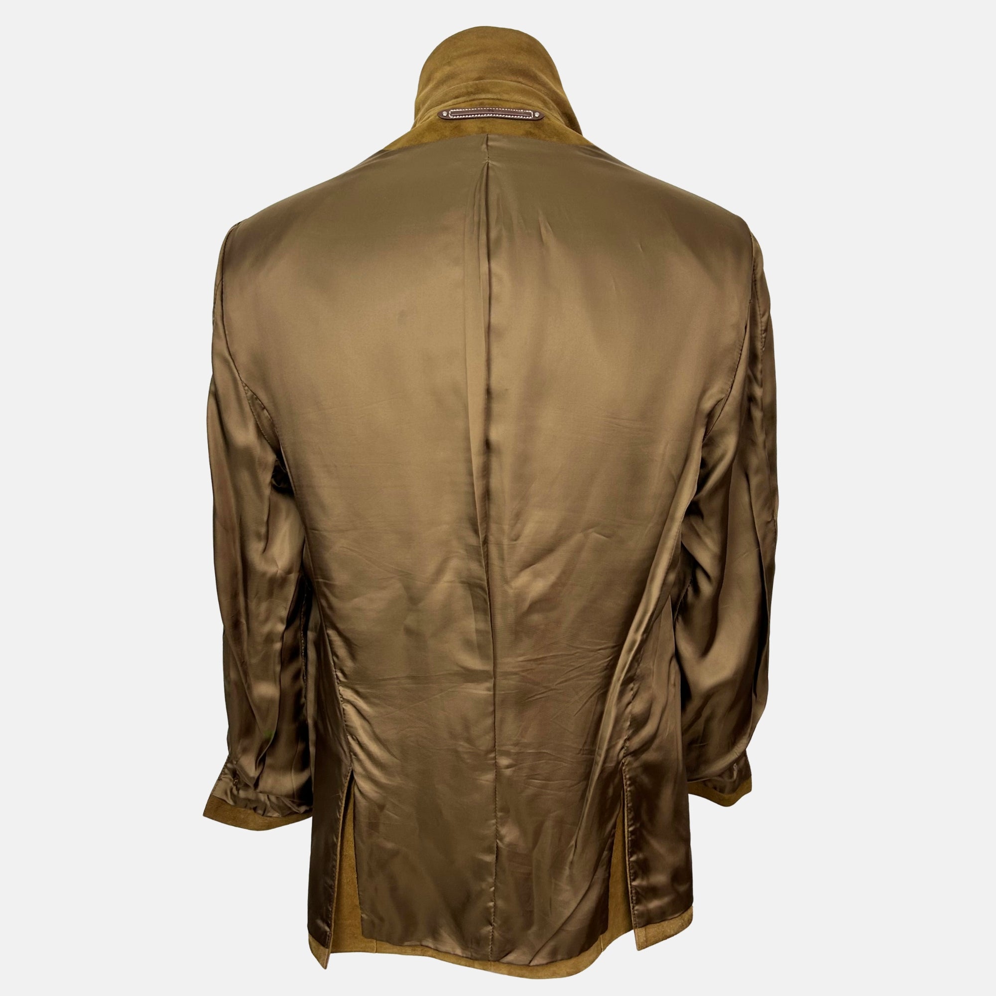 Brown Blazer made of Goat Suede (S)