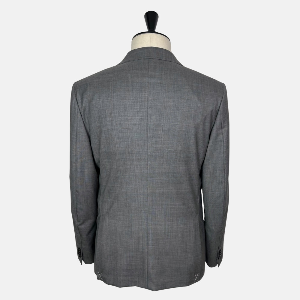 Gray Melange Suit made of Wool (EU 50)